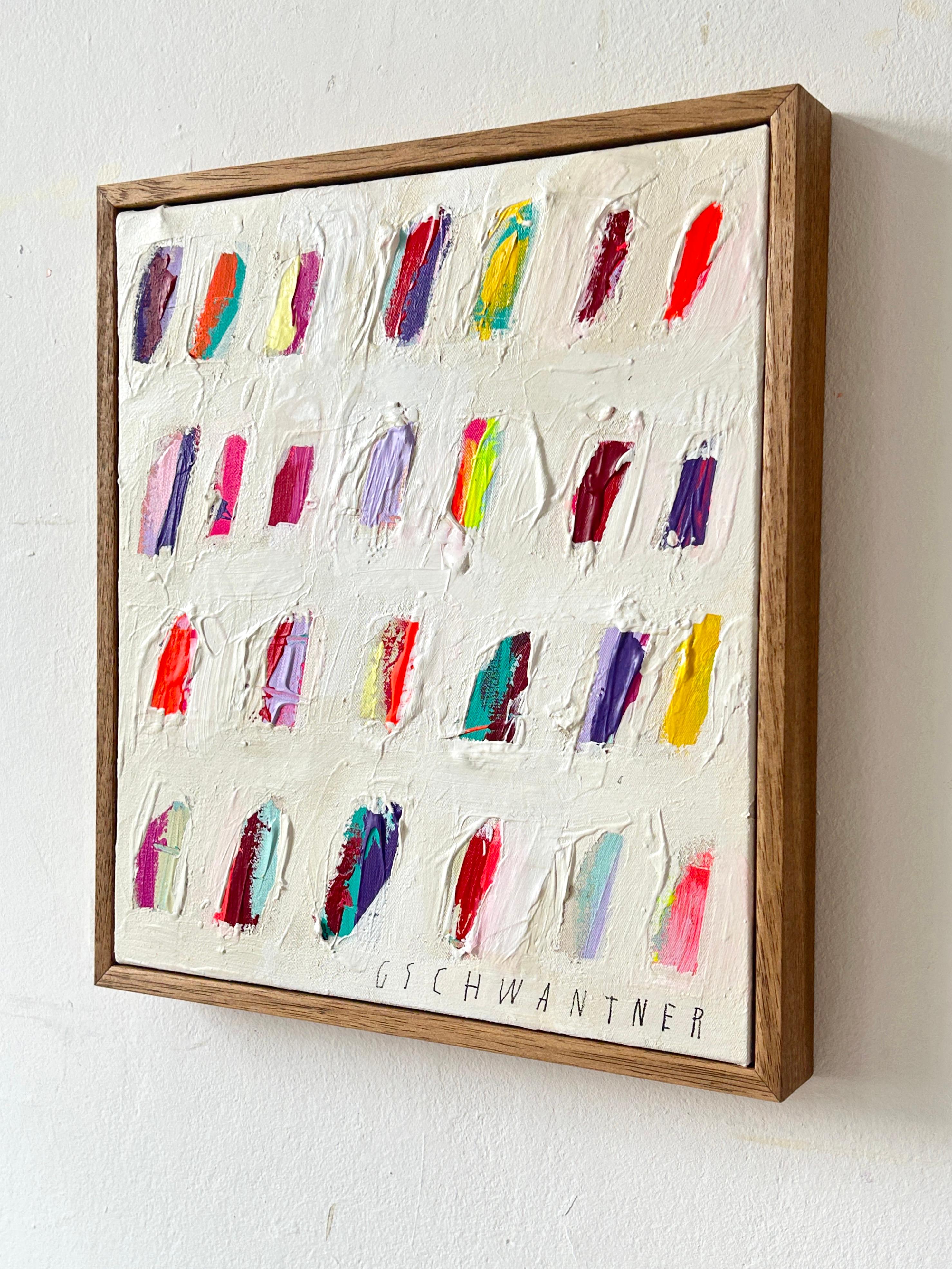 Zeitgenössische Happy Pastell Abstrakte Dots Farben Künstlerin Christina Gschwantner 3