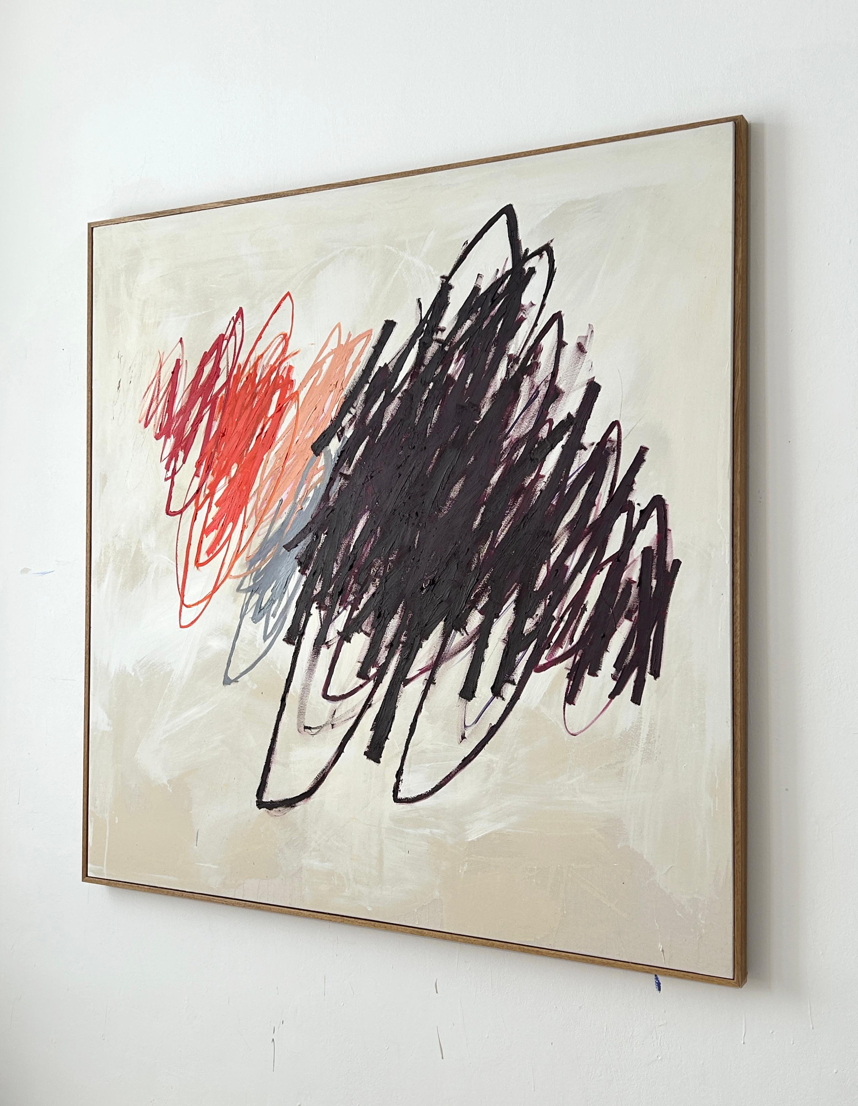 Contemporary Large New Abstract Gestural Colors Artist Christina Gschwantner en vente 3
