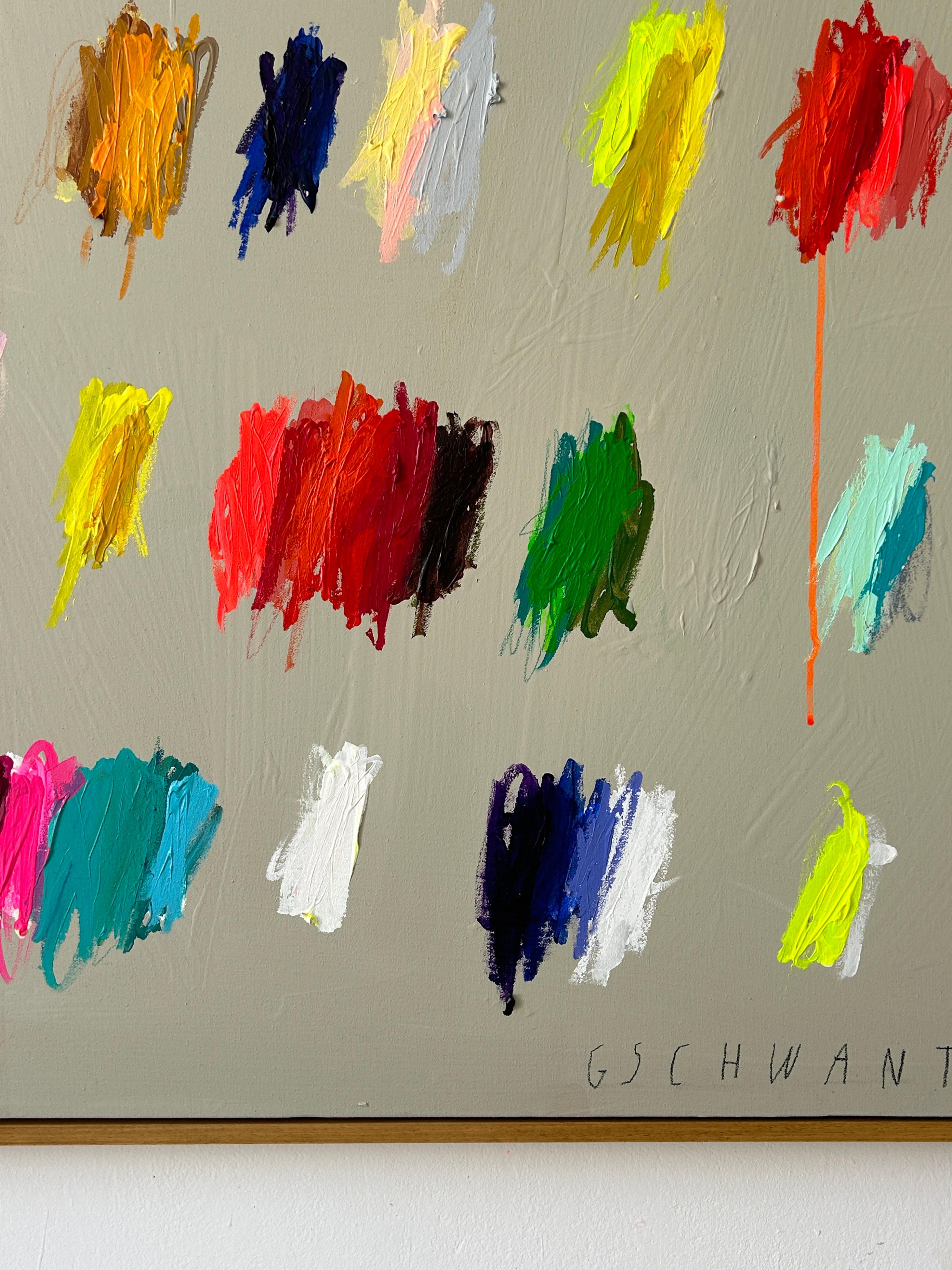 Nueva obra de arte abstracta contemporánea Colores Artista Christina Gschwantner 2024 1