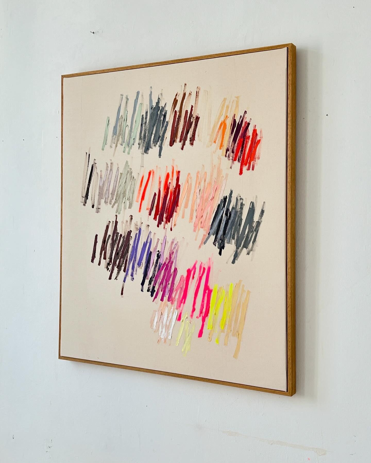 Contemporary New Abstract Artwork Colors Künstlerin Christina Gschwantner 2024 im Angebot 1