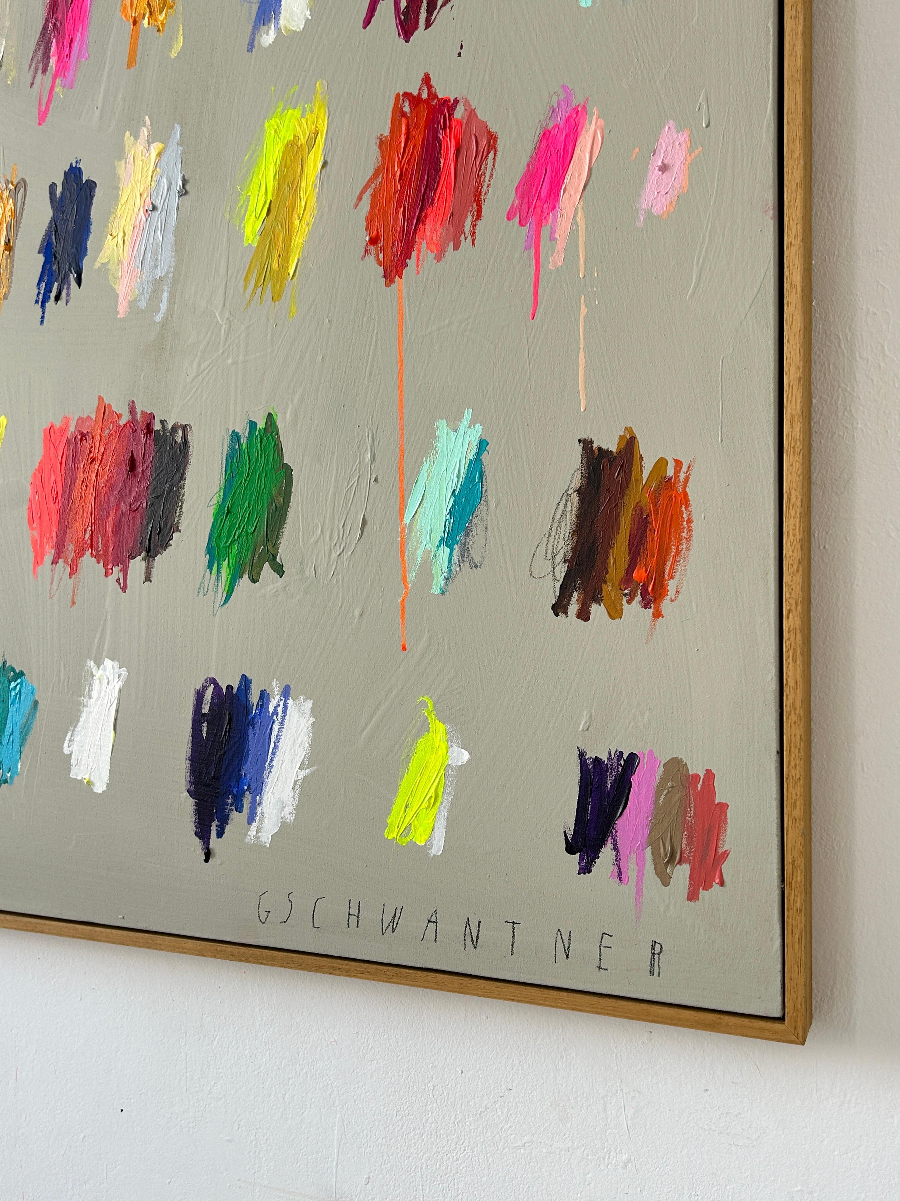 Nueva obra de arte abstracta contemporánea Colores Artista Christina Gschwantner 2024 2