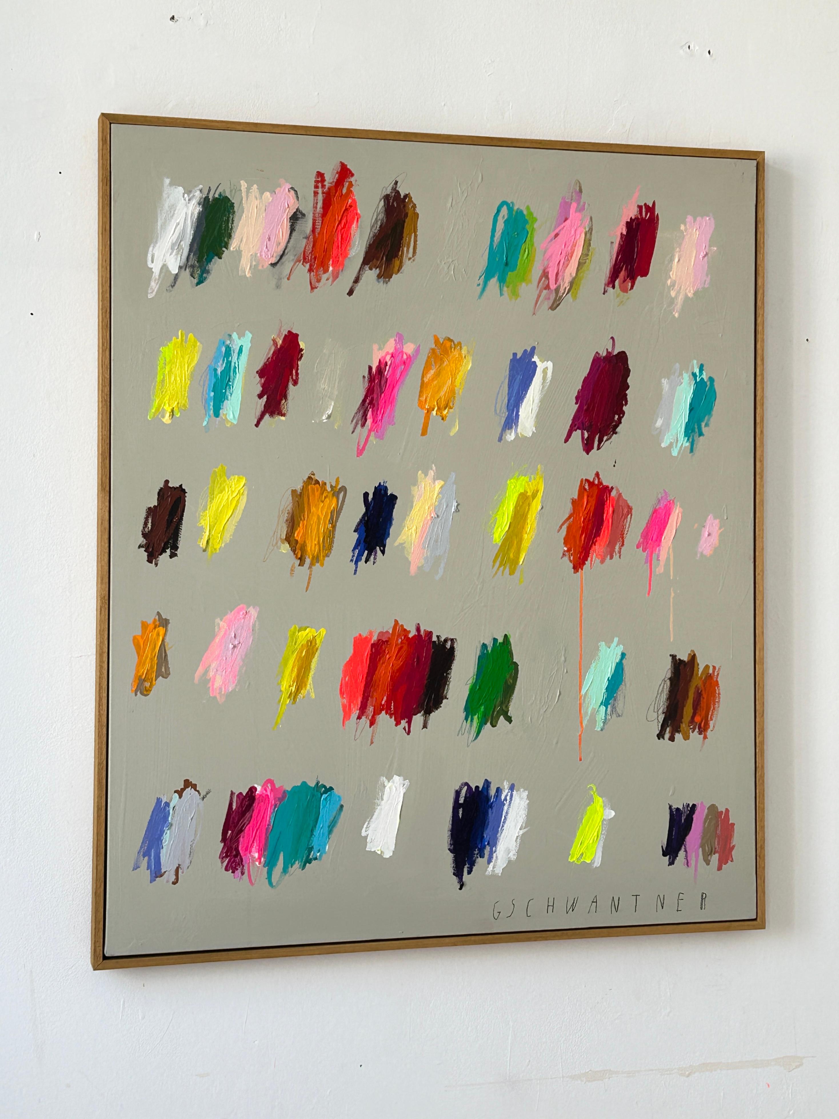 Nueva obra de arte abstracta contemporánea Colores Artista Christina Gschwantner 2024 3