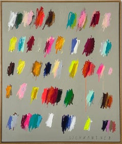 Nueva obra de arte abstracta contemporánea Colores Artista Christina Gschwantner 2024
