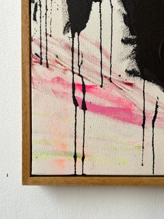 Contemporary New Abstract Artwork Dark Colors Artist Christina Gschwantner