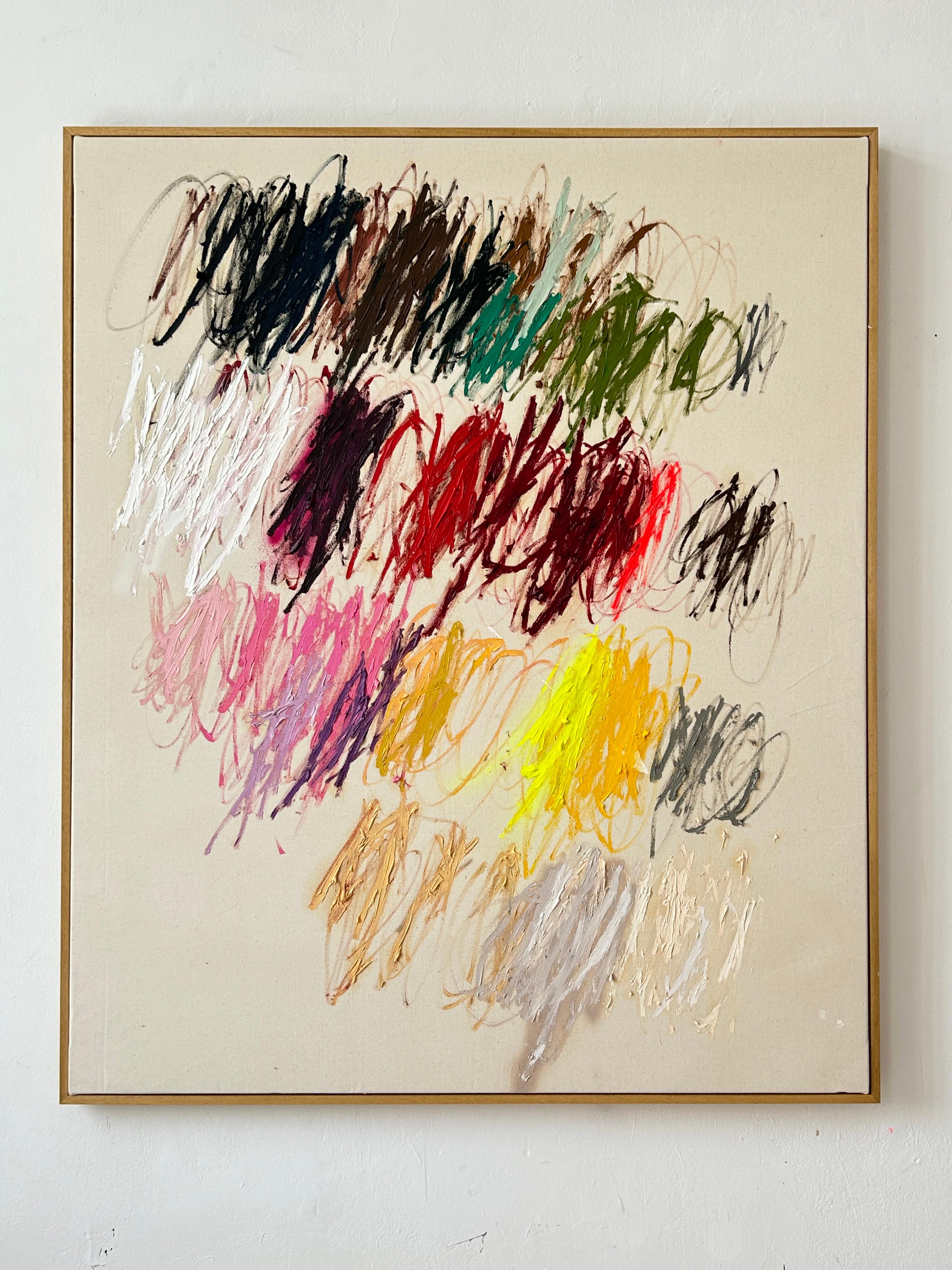 Contemporary New Abstract Artwork Colors by Artist Christina Gschwantner 2024 en vente 1