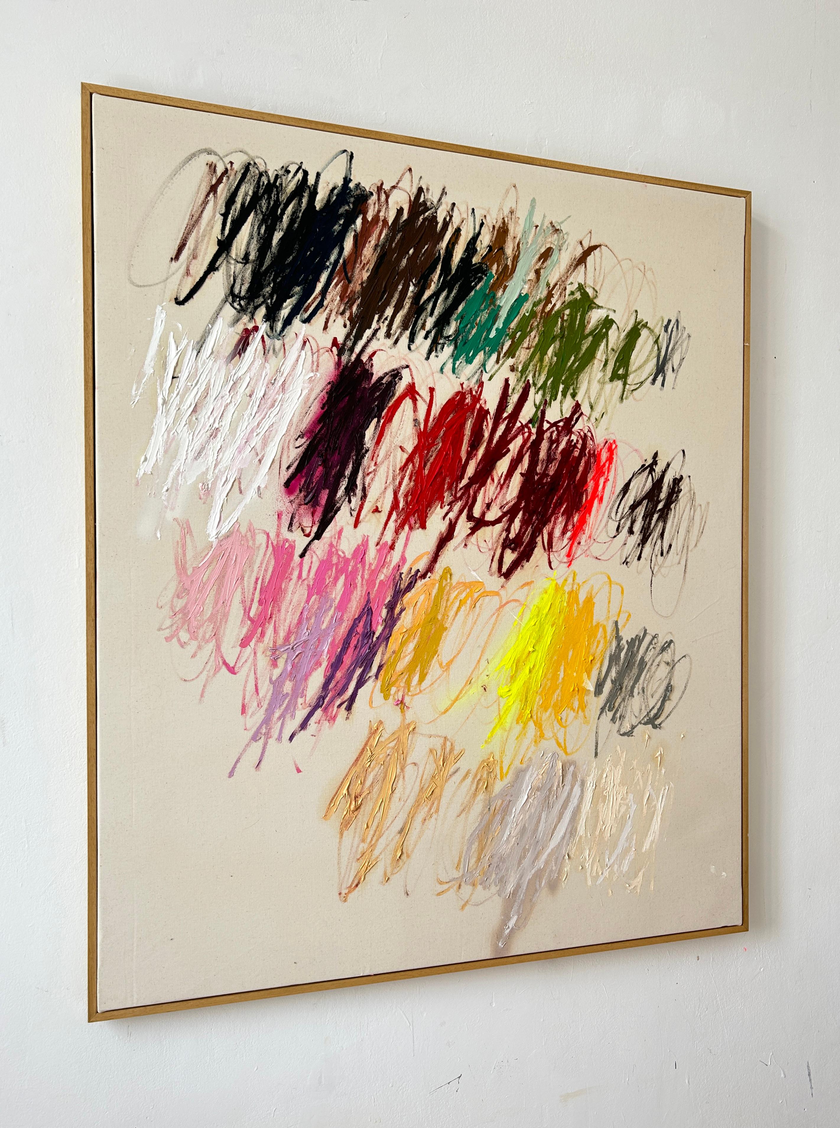 Contemporary New Abstract Artwork Colors by Artist Christina Gschwantner 2024 en vente 2