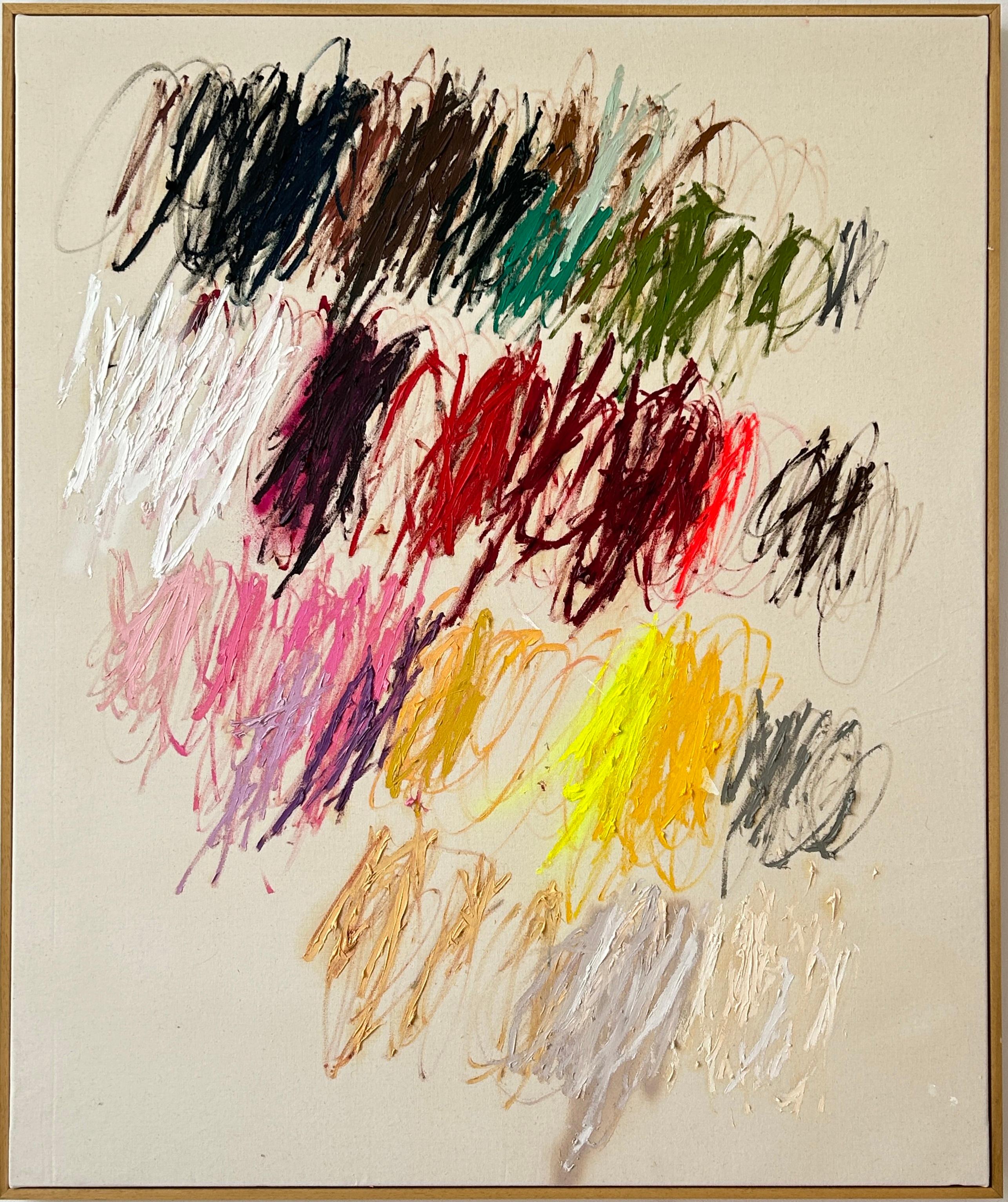 Contemporary New Abstract Artwork Colors by Artist Christina Gschwantner 2024 en vente 2