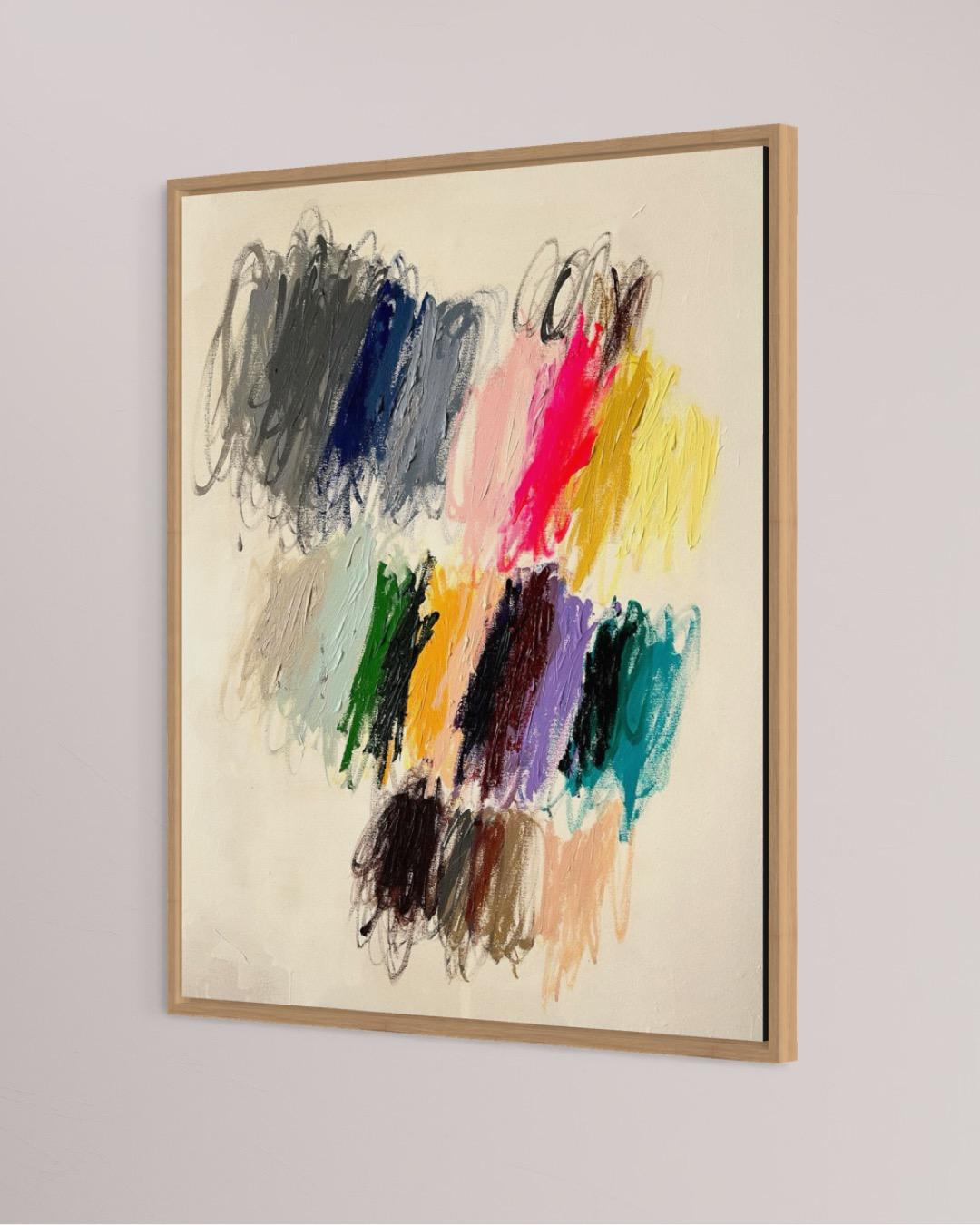 Contemporary New Abstract Artwork Colors der Künstlerin Christina Gschwantner 2024 im Angebot 3
