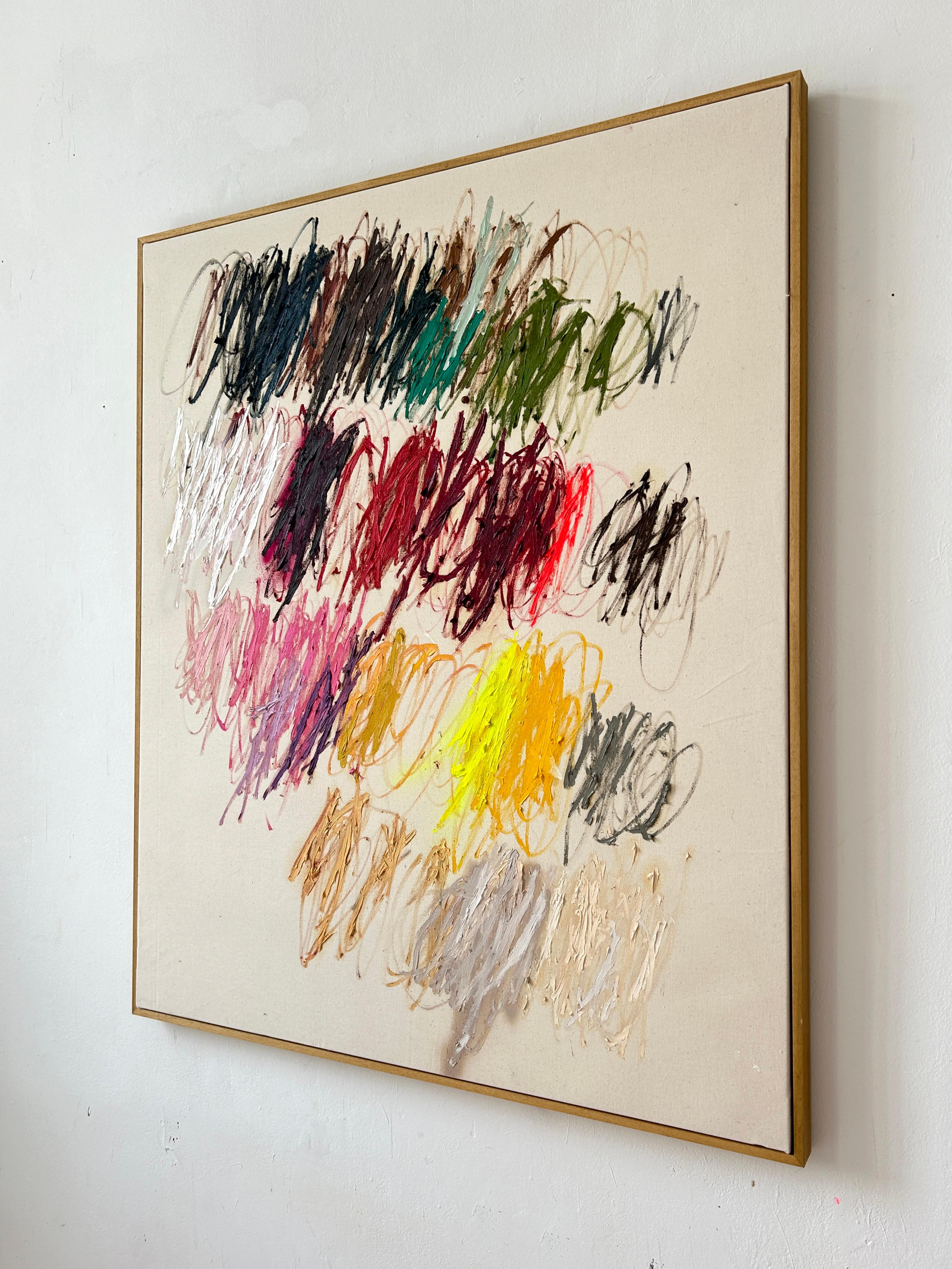 Contemporary New Abstract Artwork Colors by Artist Christina Gschwantner 2024 en vente 3