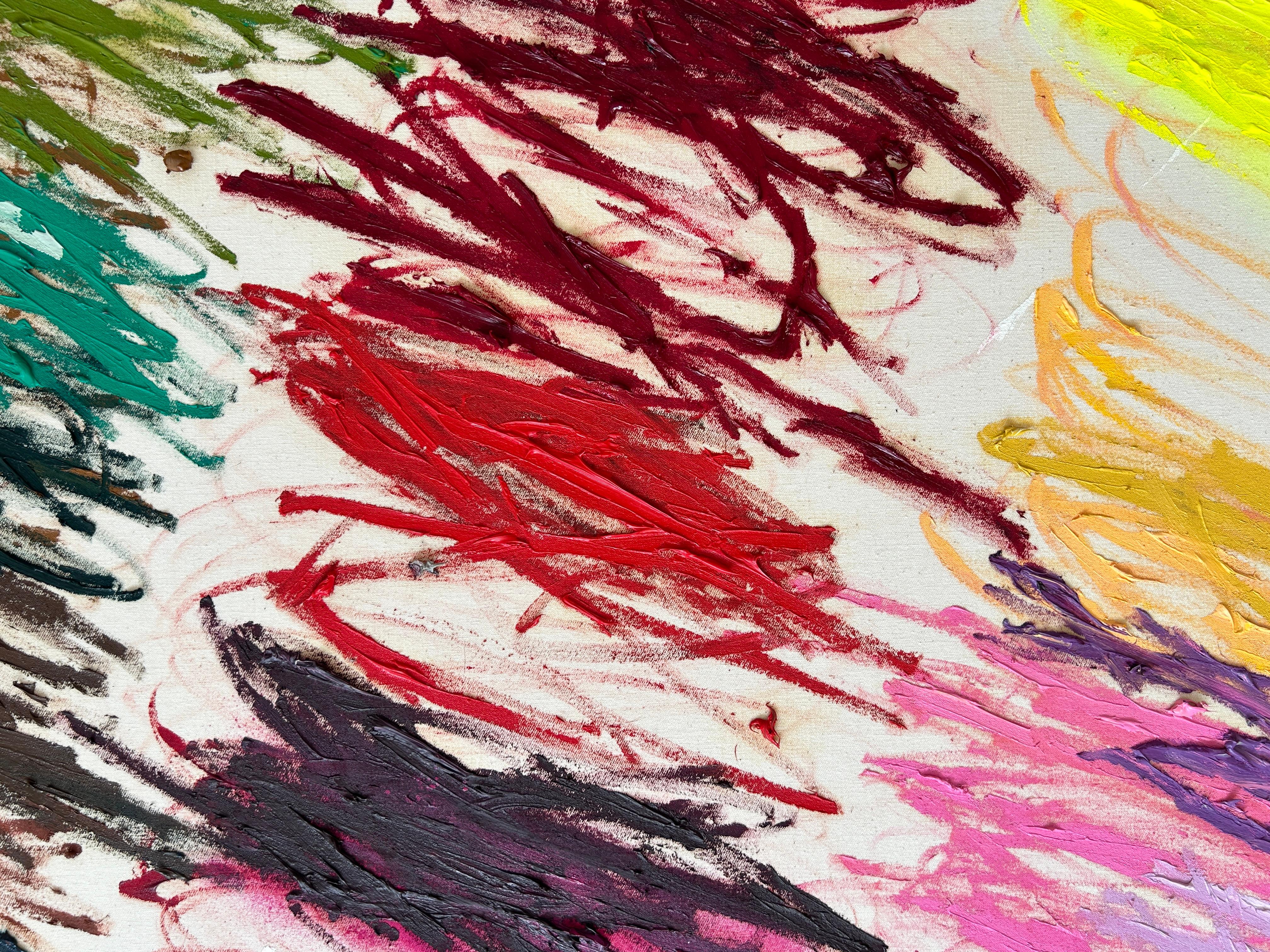 Contemporary New Abstract Artwork Colors by Artist Christina Gschwantner 2024 en vente 4