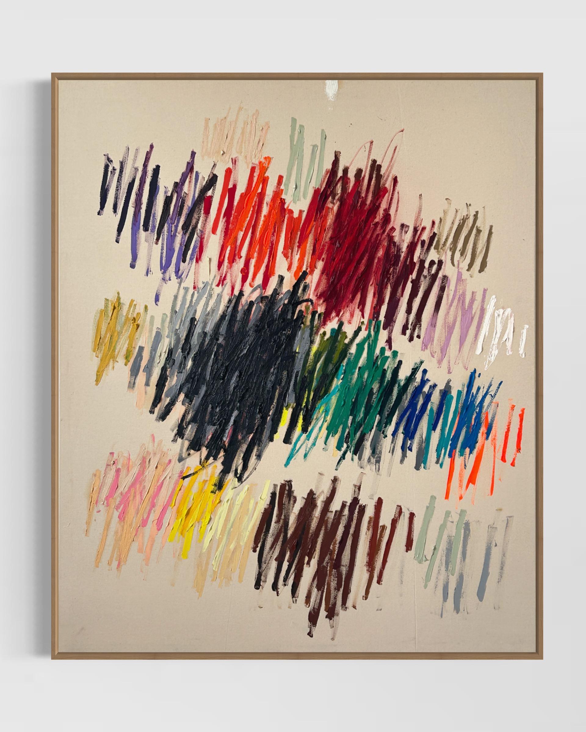 Contemporary New Abstract Artwork Colours Artist Christina Gschwantner 2024 en vente 1