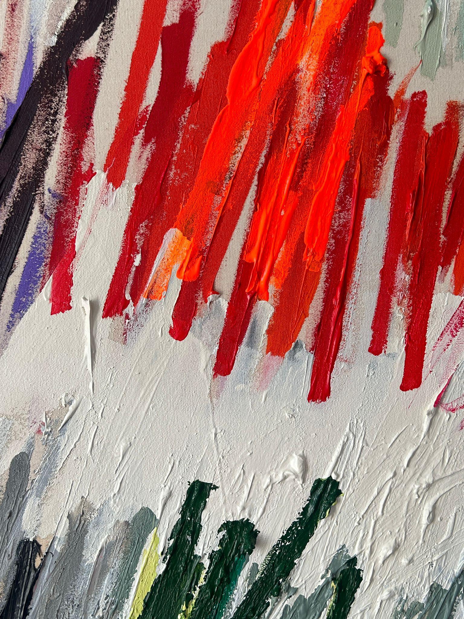 Contemporary New Abstract Artwork Colours Artist Christina Gschwantner 2025 For Sale 4