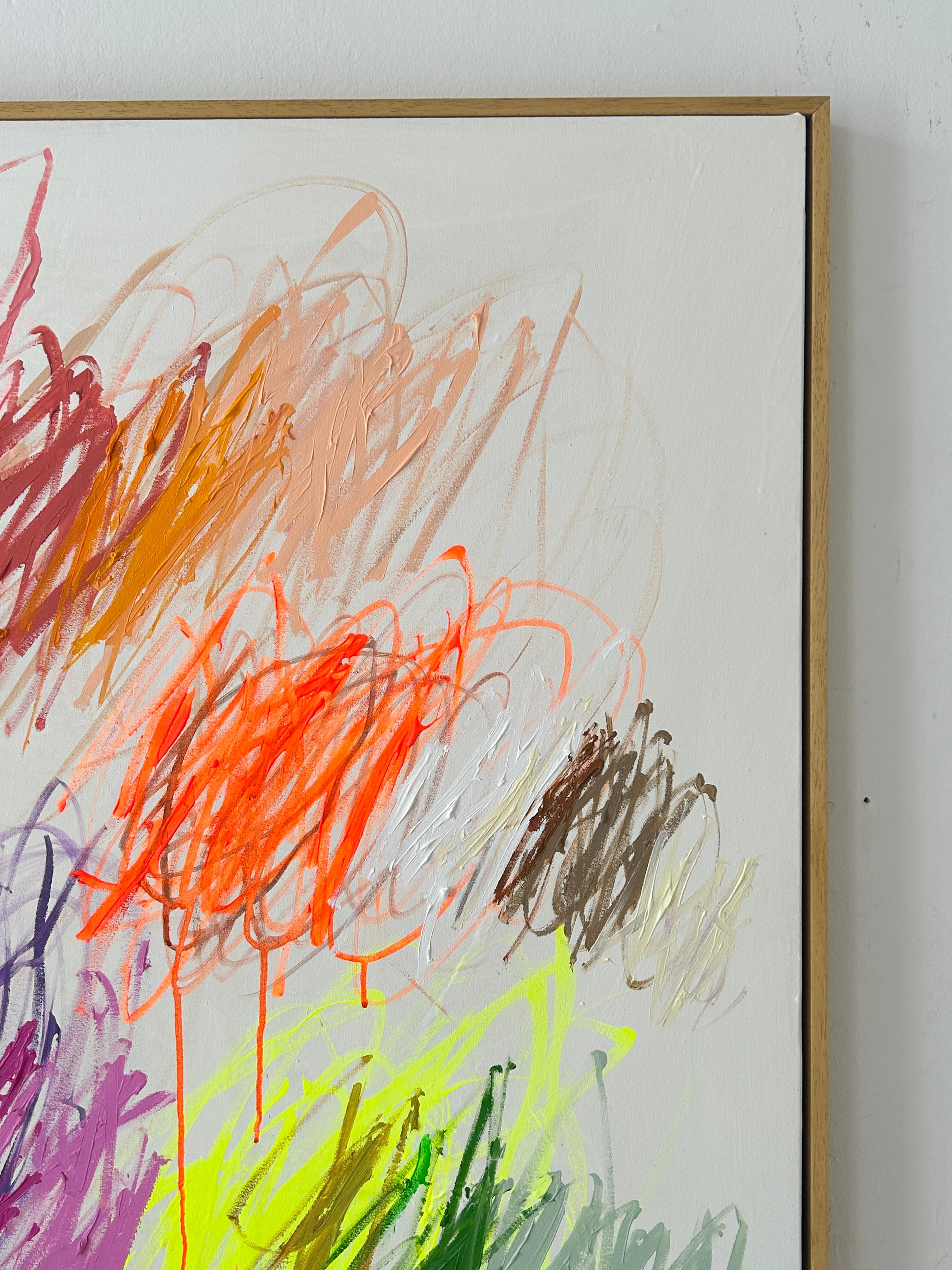 Contemporary New Abstract Artwork Colours Wide Artist Christina Gschwantner 2024 For Sale 1