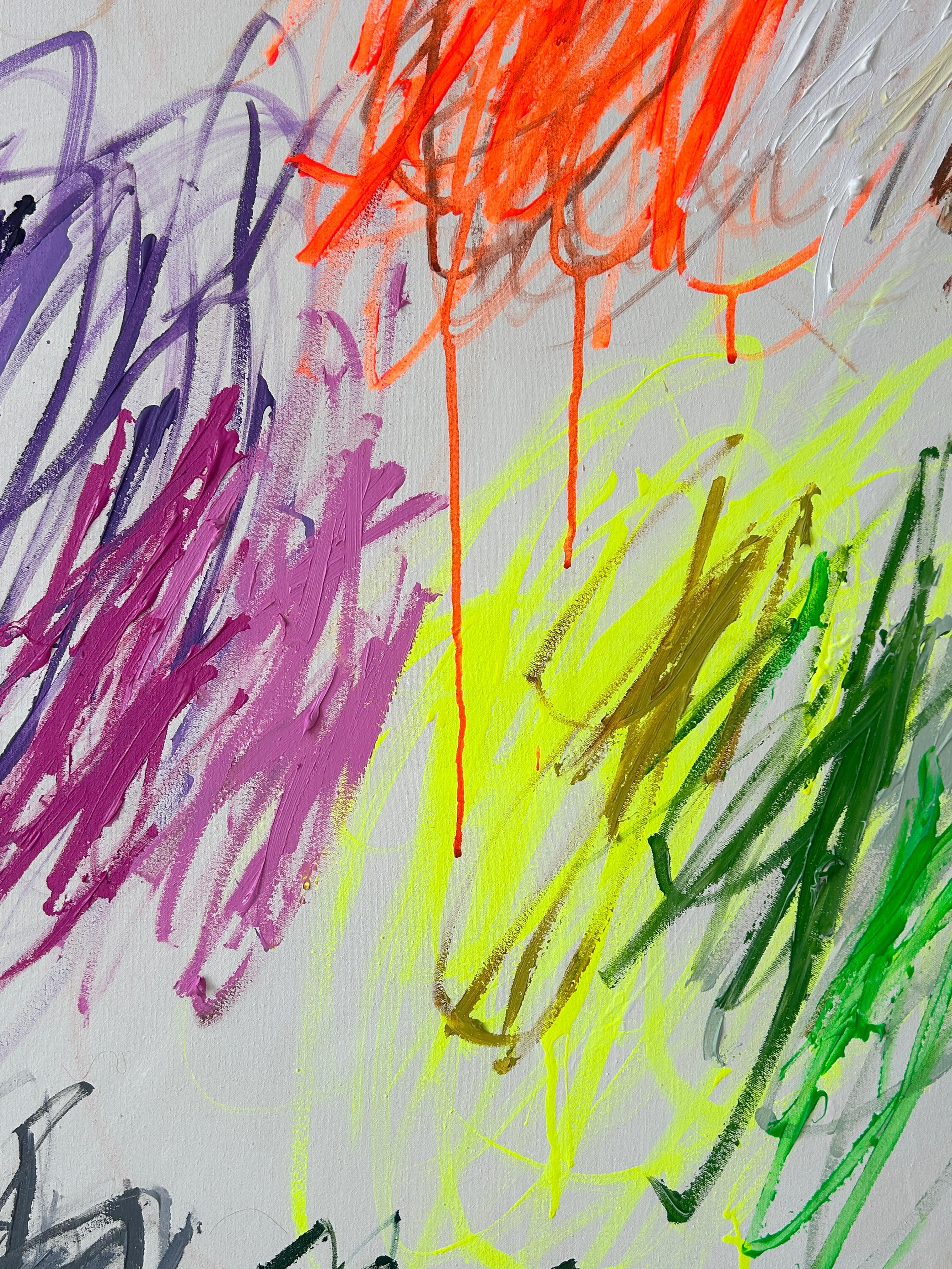Contemporary New Abstract Artwork Colours Wide Artist Christina Gschwantner 2024 For Sale 2