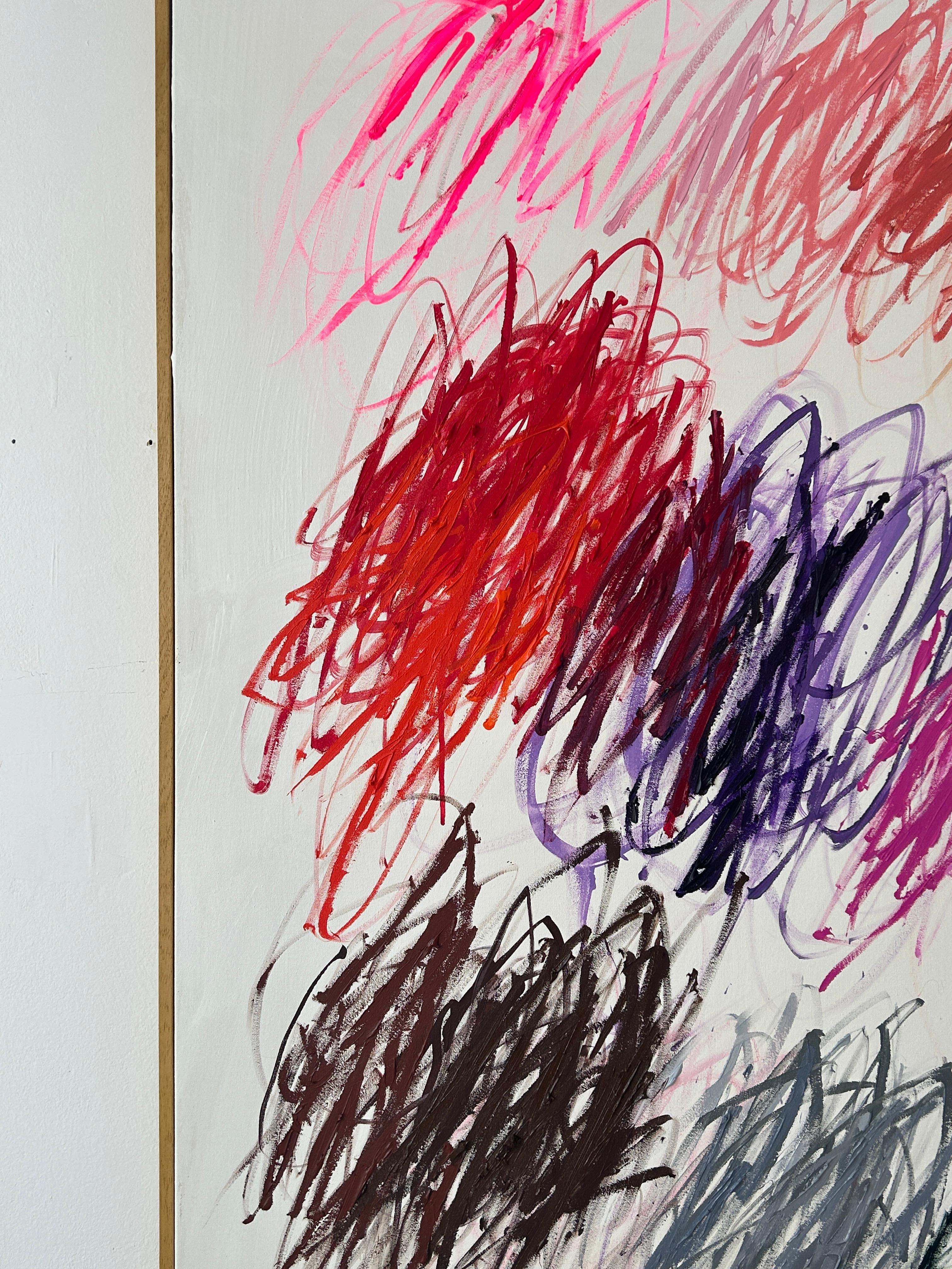 Contemporary New Abstract Artwork Colours Wide Artist Christina Gschwantner 2024 For Sale 3
