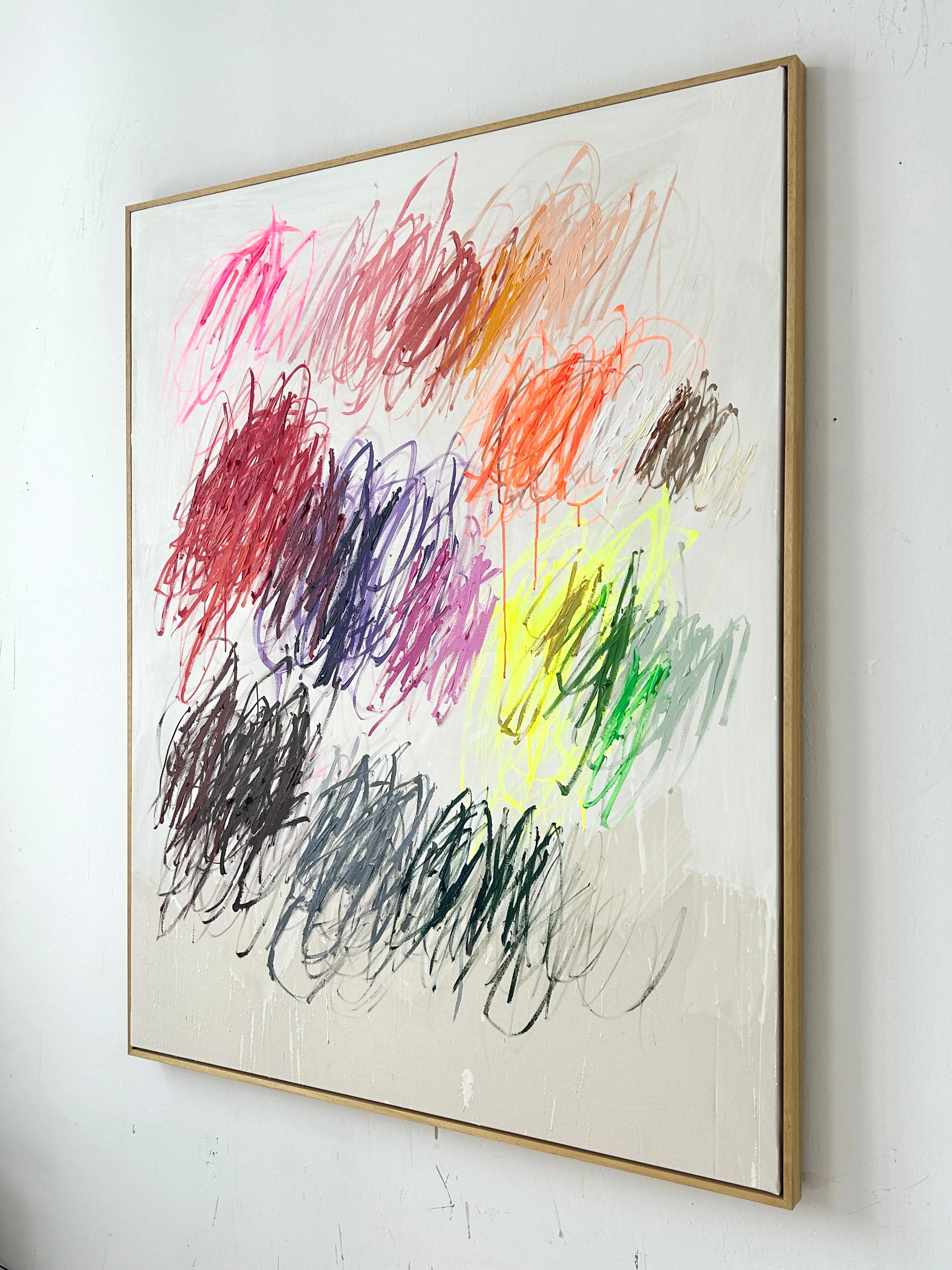 Contemporary New Abstract Artwork Colours Wide Artist Christina Gschwantner 2024 For Sale 5