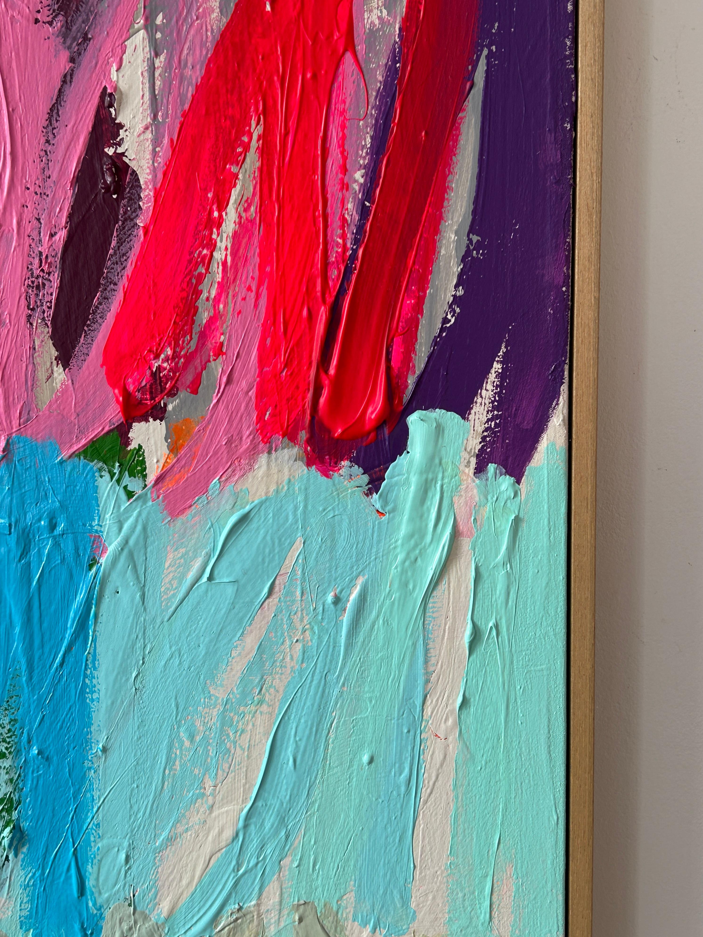 Contemporary New Abstract Dots Colors Artist Christina Gschwantner en vente 1