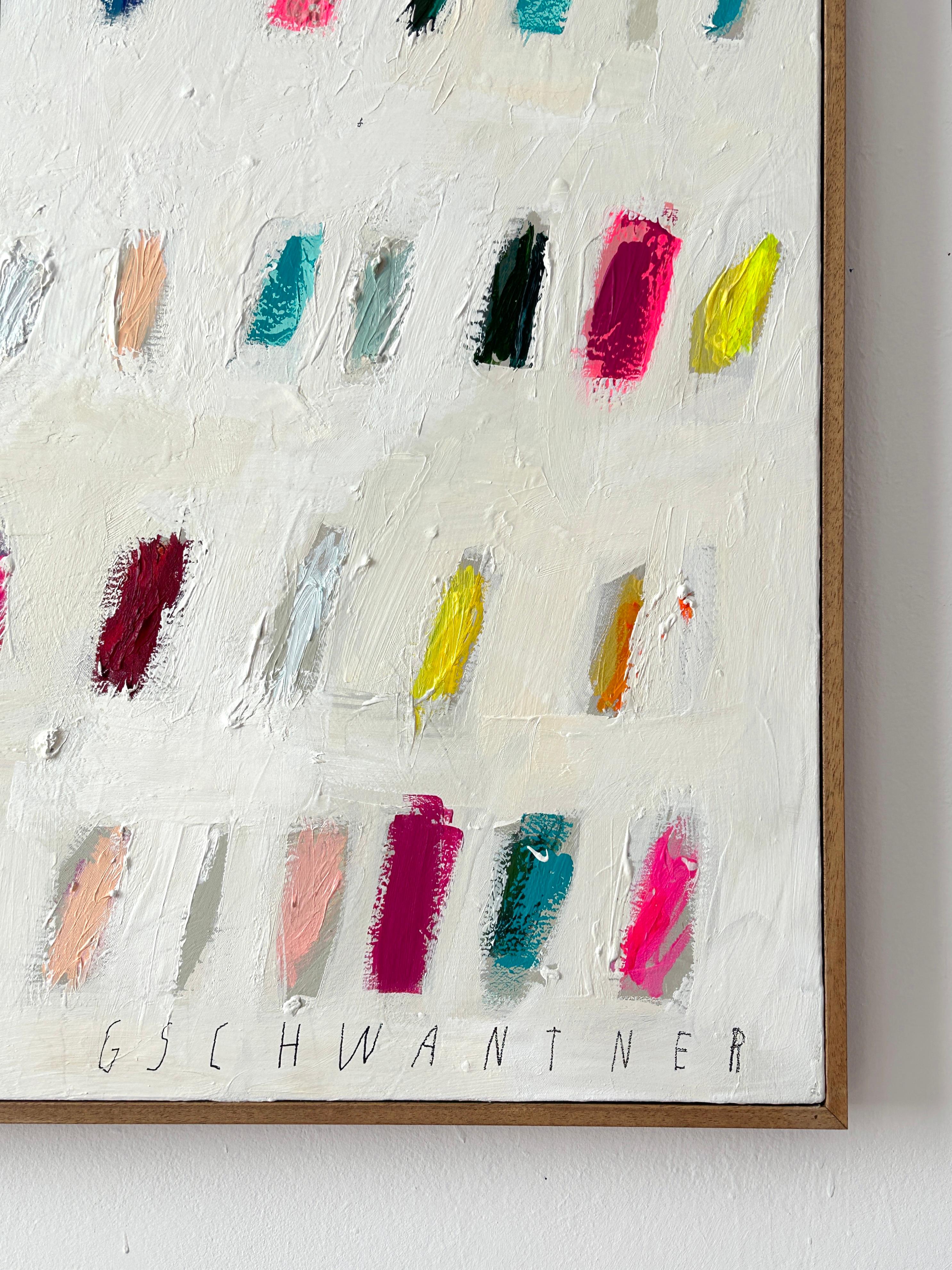 Contemporary New Abstract Dots Colors Artist Christina Gschwantner 2