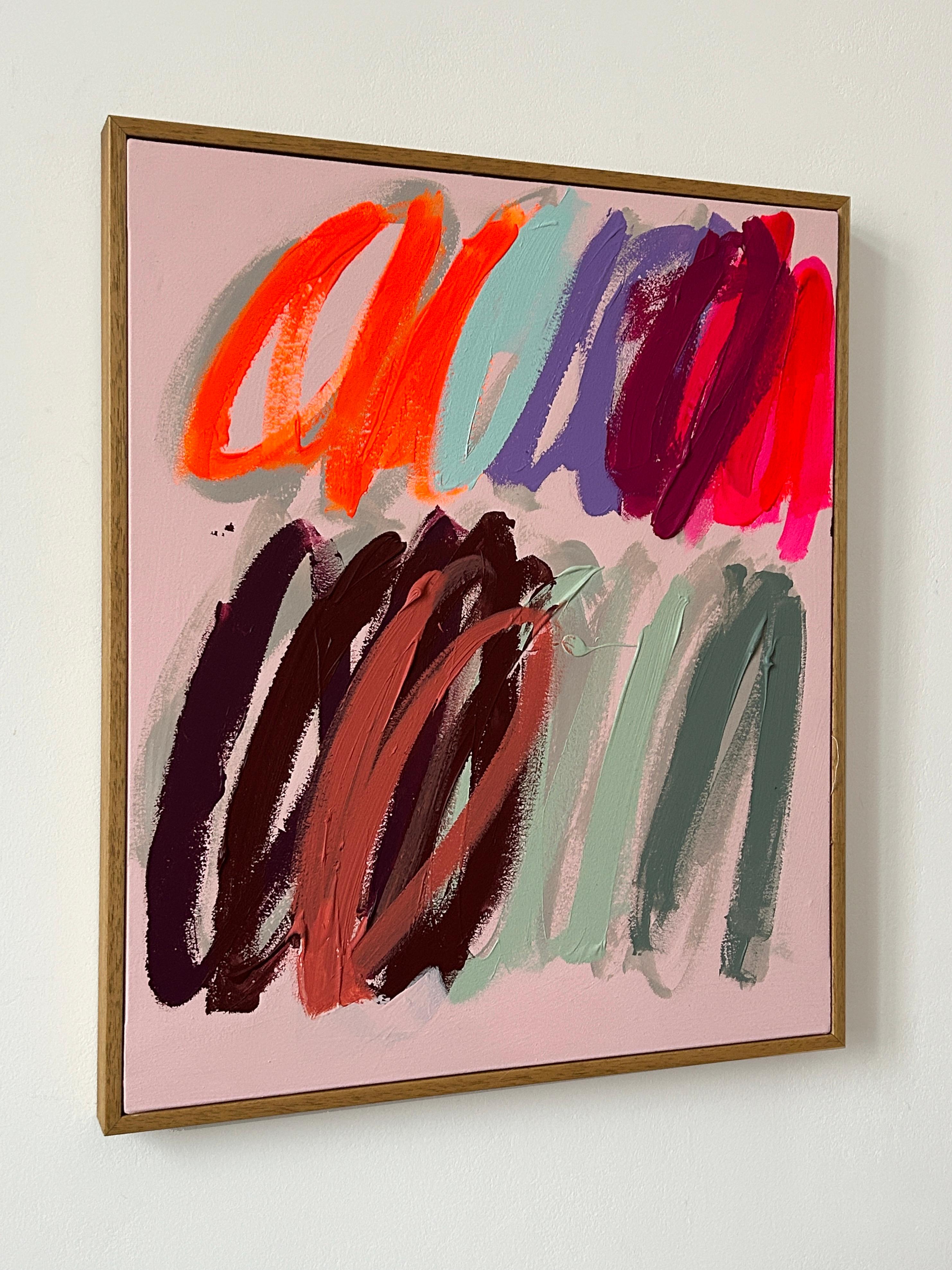 Contemporáneo Nuevo Abstracto Dots Colors Artista Christina Gschwantner 4