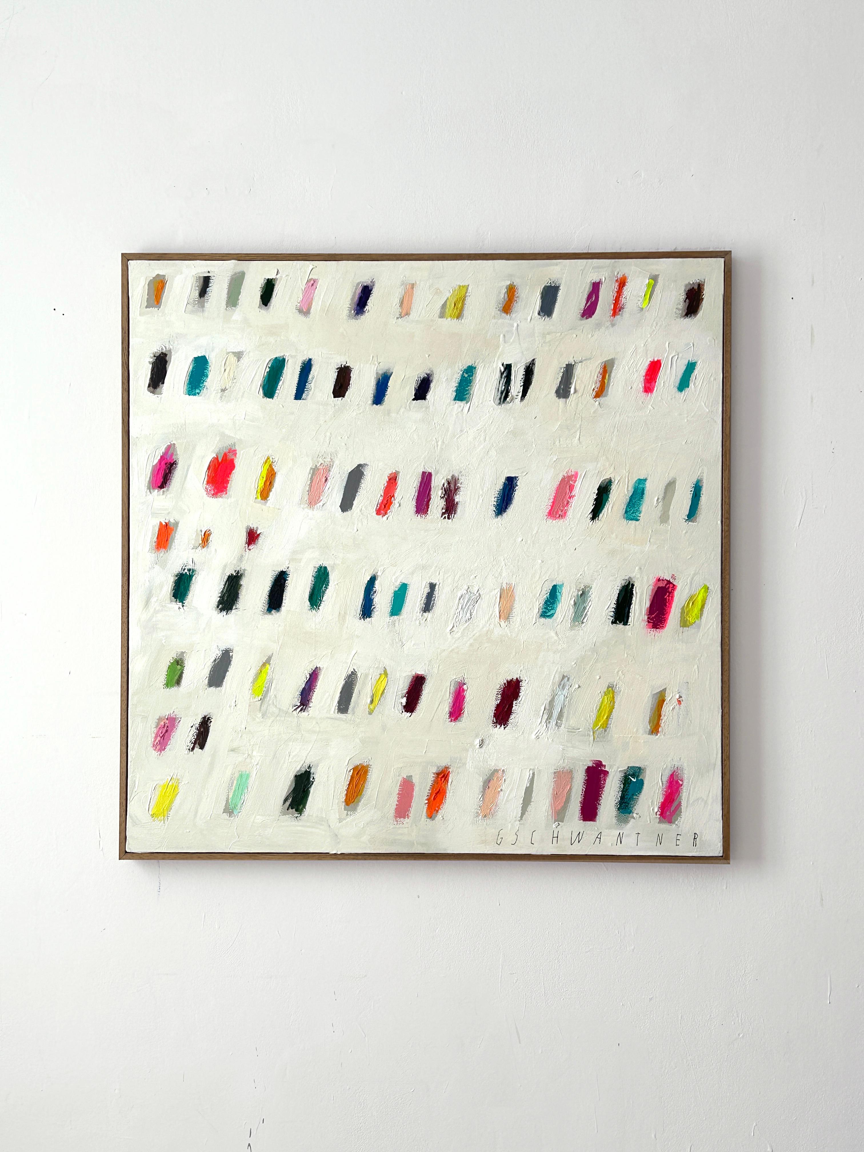 Contemporary New Abstract Dots Colors Artist Christina Gschwantner 4