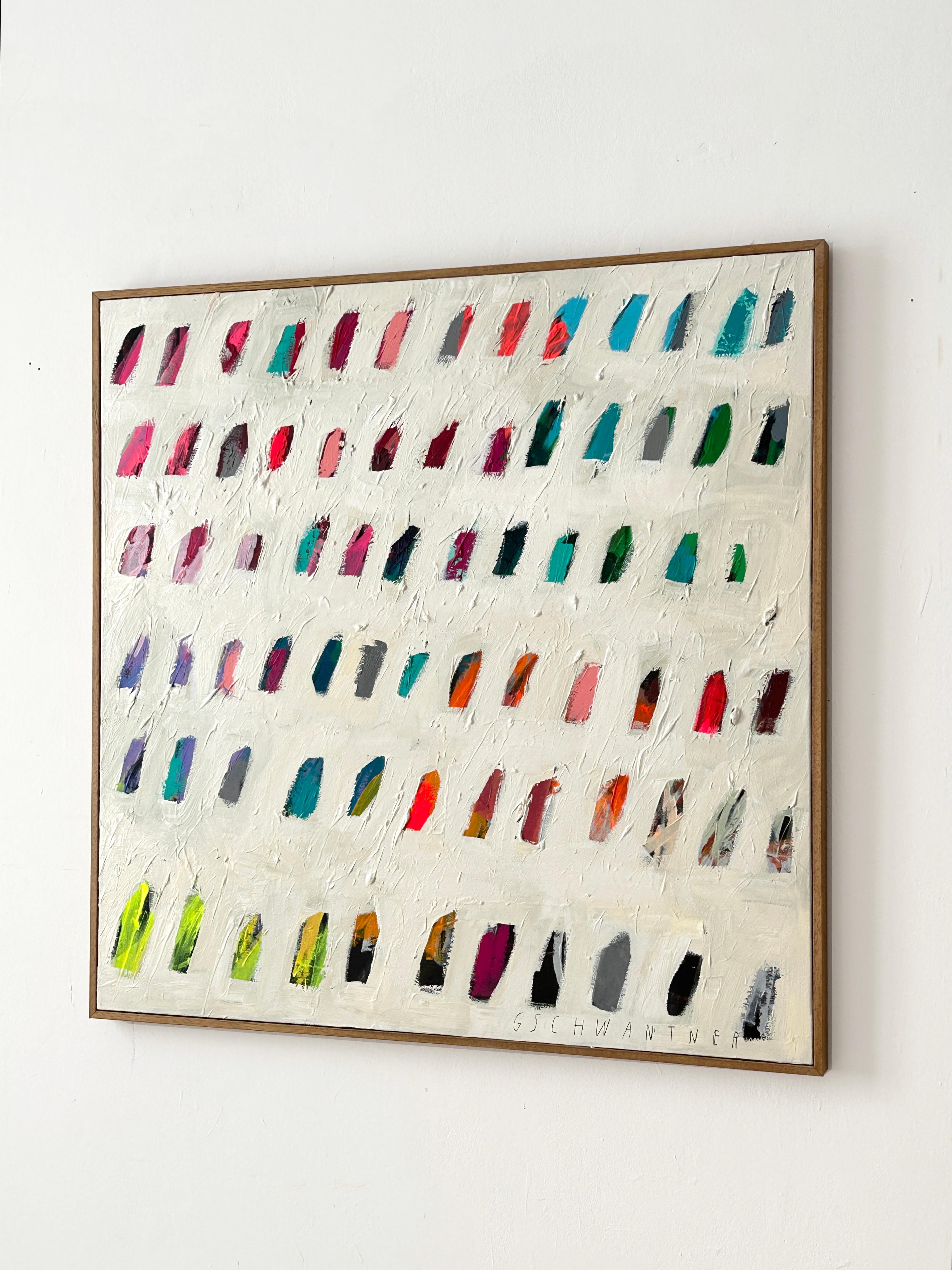 Contemporary New Abstract Dots Colors Artist Christina Gschwantner 5
