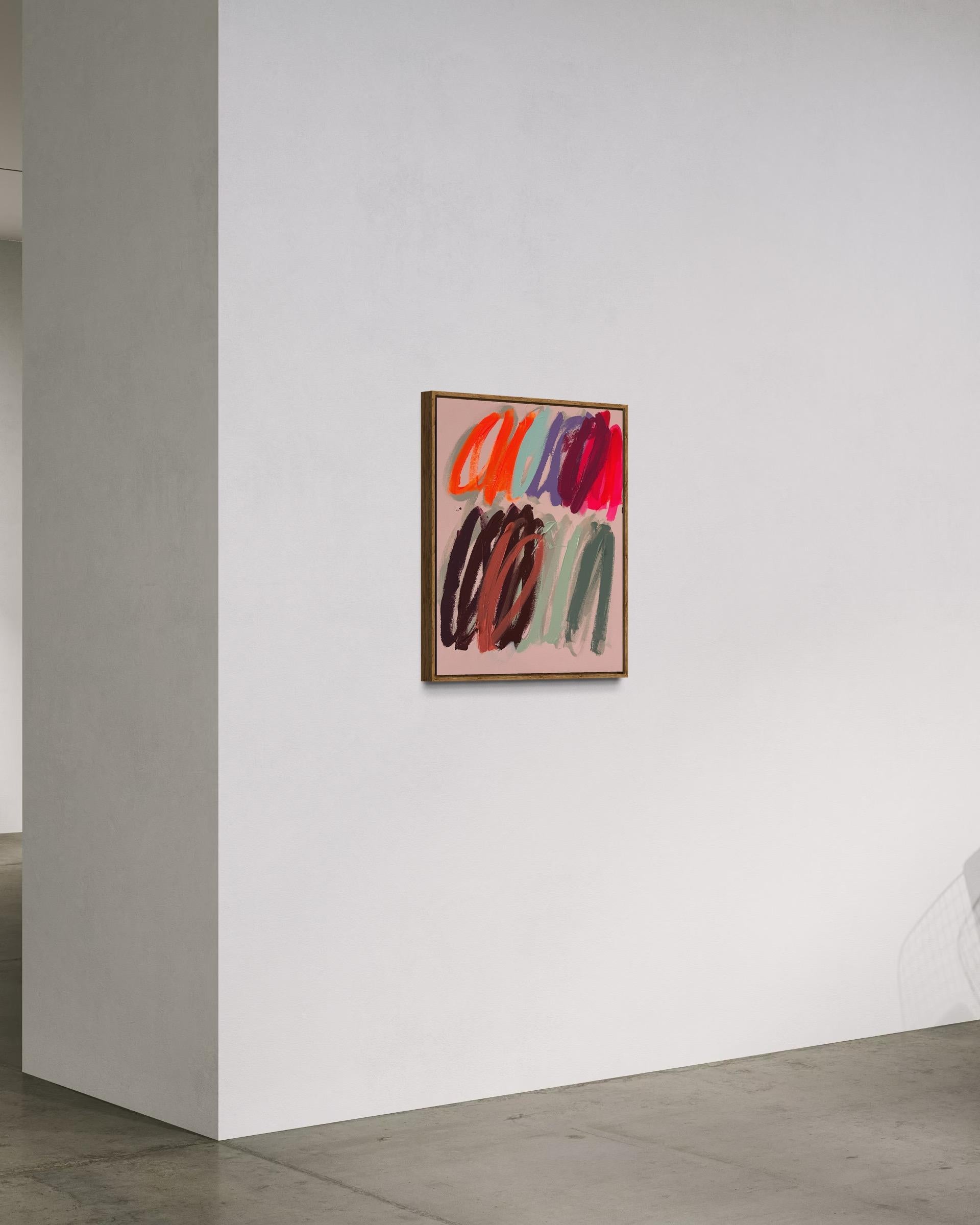 Contemporáneo Nuevo Abstracto Dots Colors Artista Christina Gschwantner 6