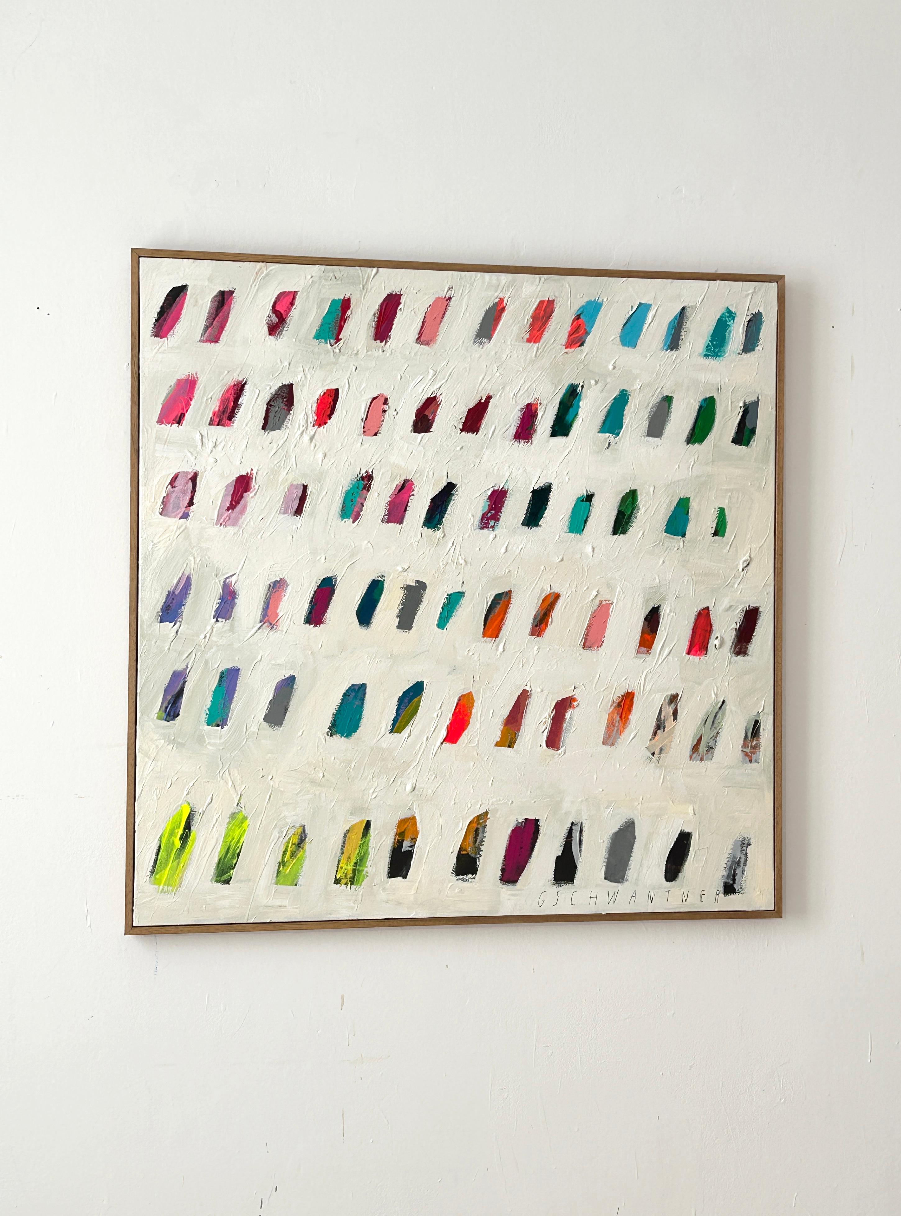 Contemporary New Abstract Dots Colors Artist Christina Gschwantner 6