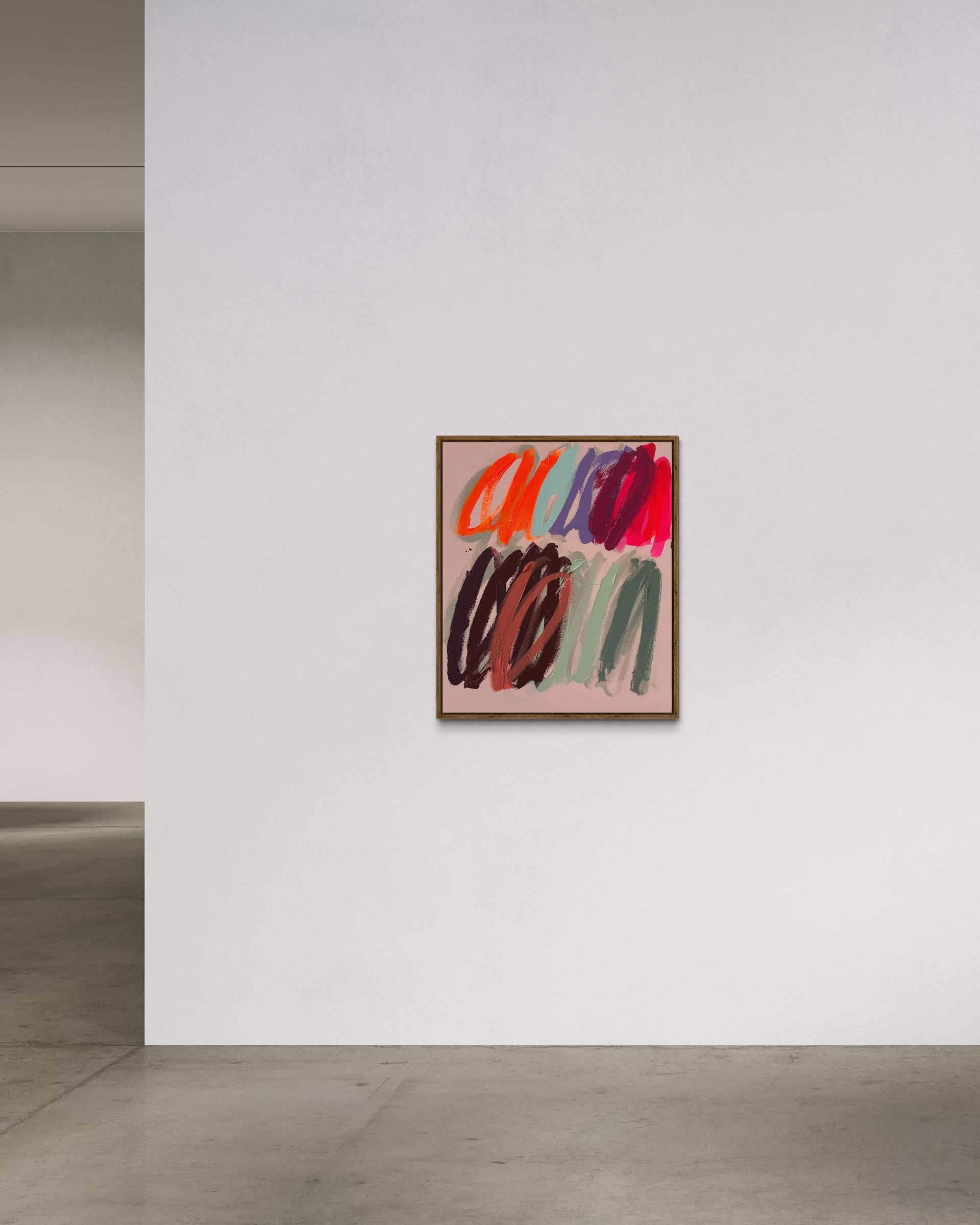 Contemporáneo Nuevo Abstracto Dots Colors Artista Christina Gschwantner 7