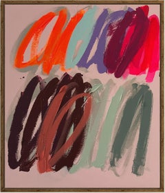 Contemporáneo Nuevo Abstracto Dots Colors Artista Christina Gschwantner