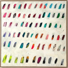 Contemporary New Abstract Dots Colors Artist Christina Gschwantner