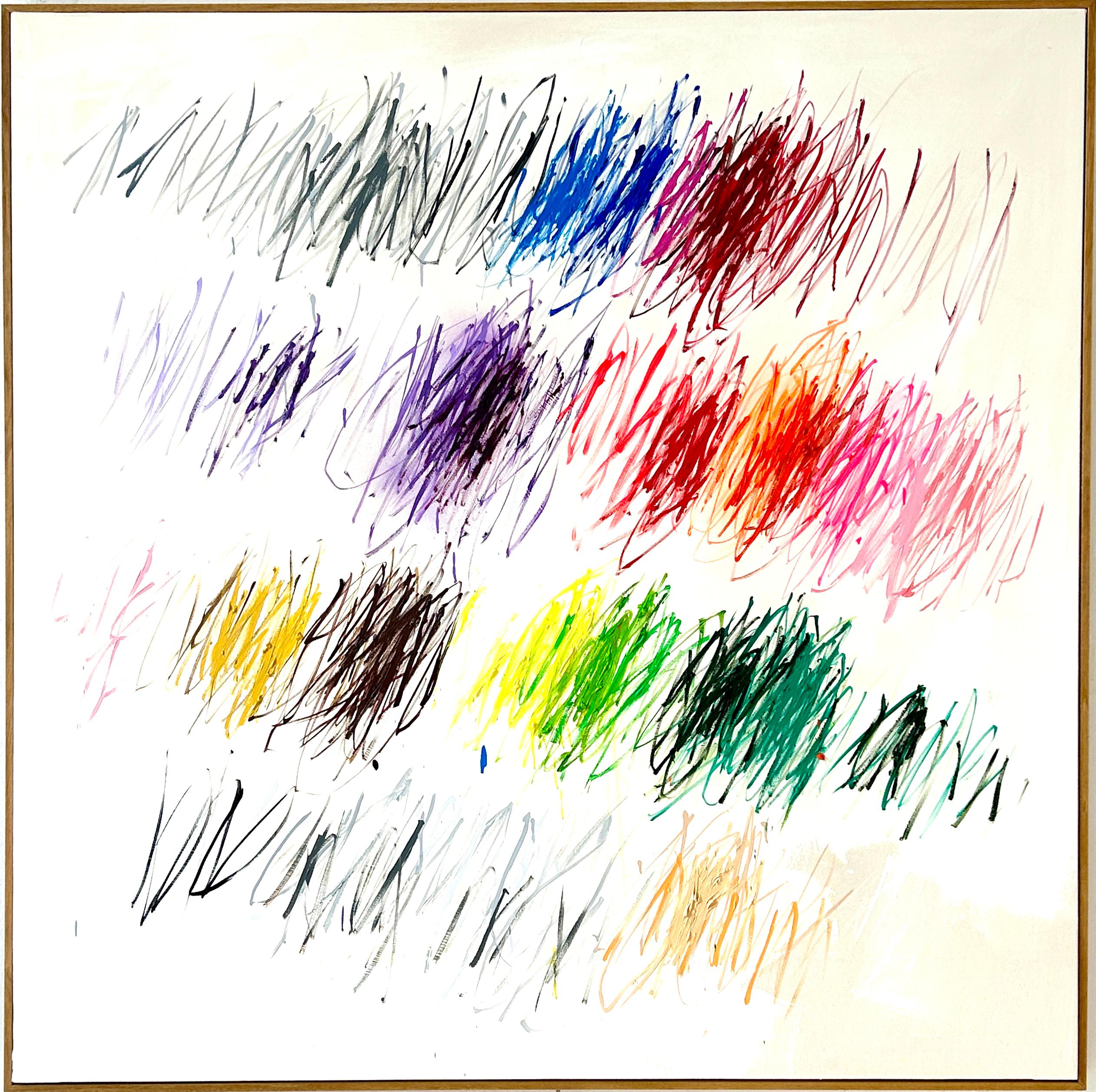 Nuevos colores gestuales abstractos contemporáneos Artista Christina Gschwantner