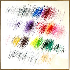 Contemporary New Abstract Gestural Colors Artist Christina Gschwantner