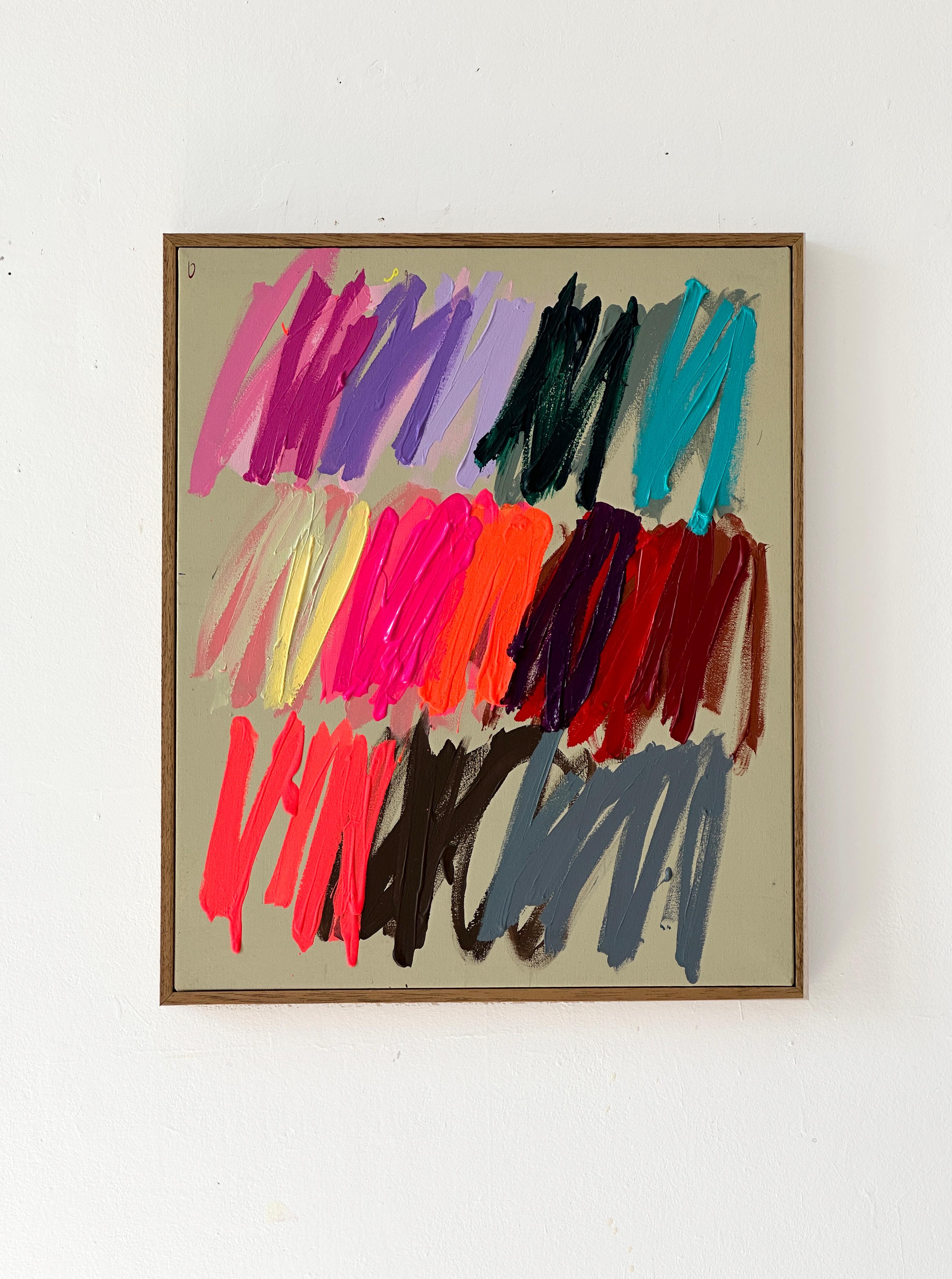 Nuevos colores gestuales abstractos contemporáneos Artista Christina Gschwantner NUEVO en venta 6
