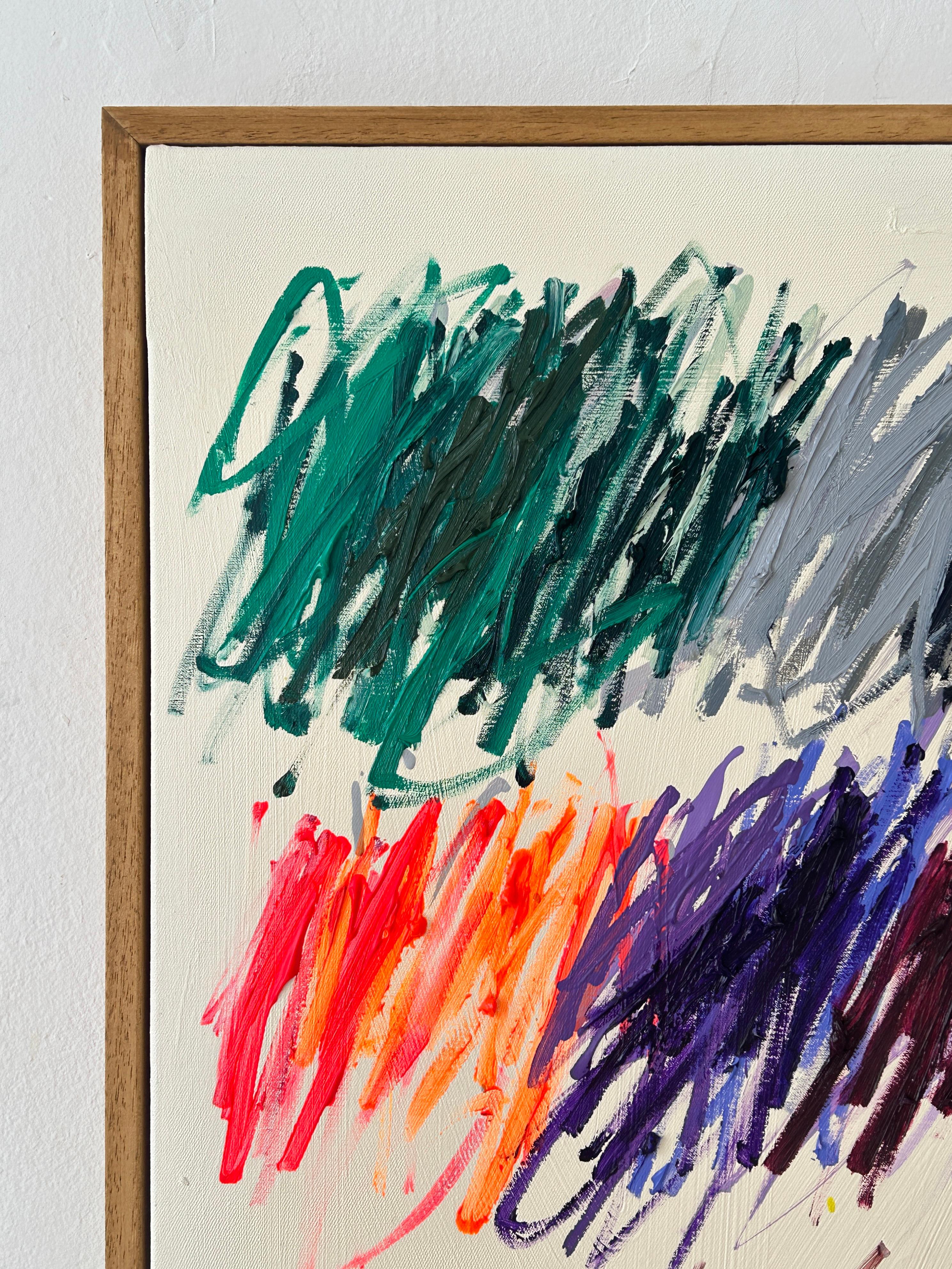 Contemporary New Abstrakt Gestisch Vivid Colors Künstlerin Christina Gschwantner NEW im Angebot 1