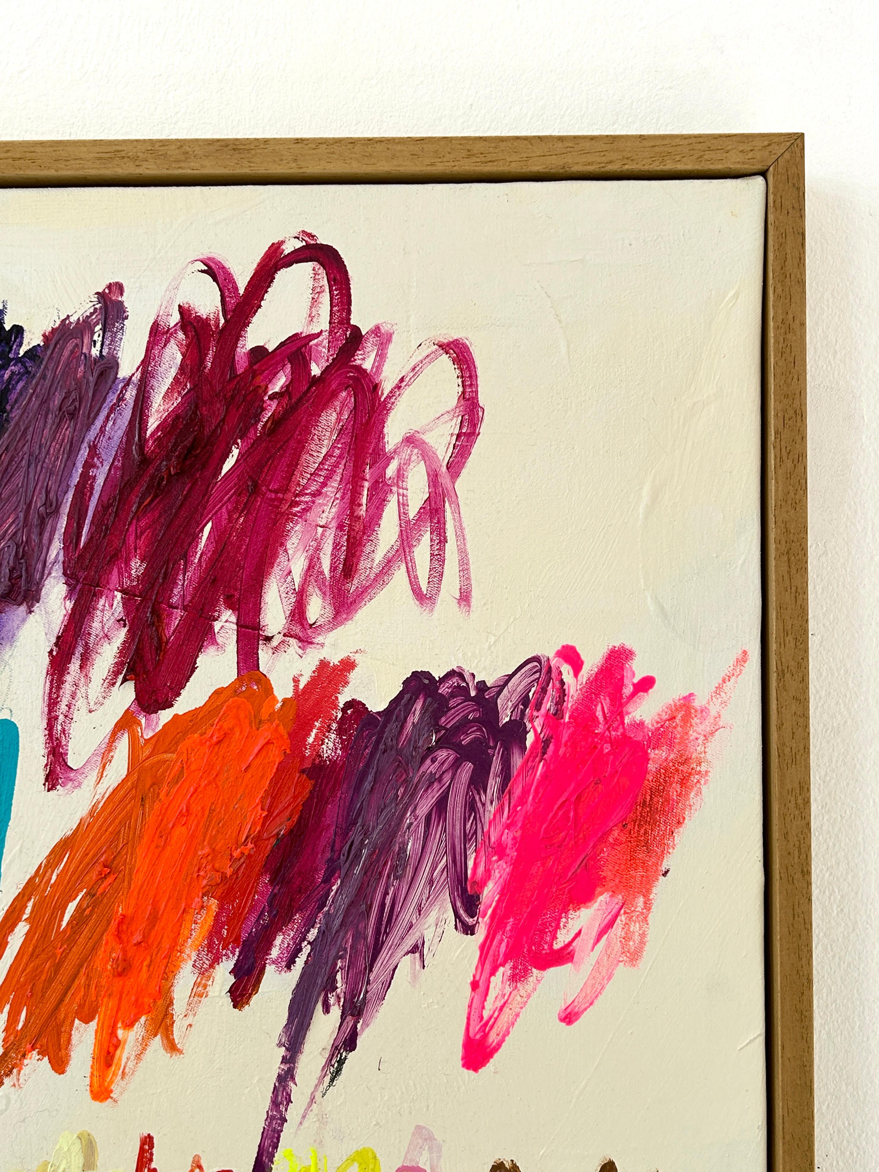 Contemporary New Abstrakt Gestisch Vivid Colors Künstlerin Christina Gschwantner NEW im Angebot 3
