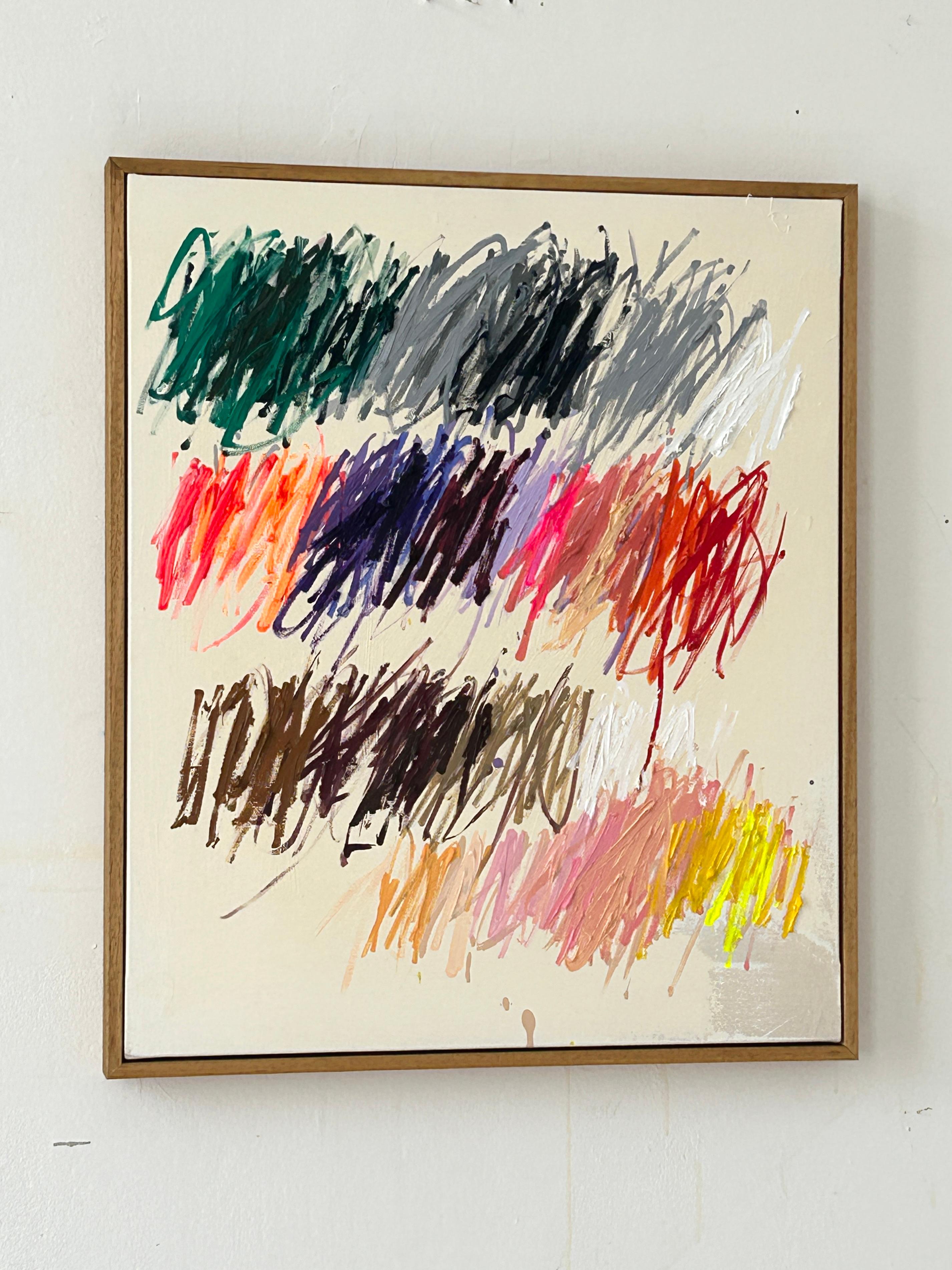 Contemporary New Abstrakt Gestisch Vivid Colors Künstlerin Christina Gschwantner NEW im Angebot 5