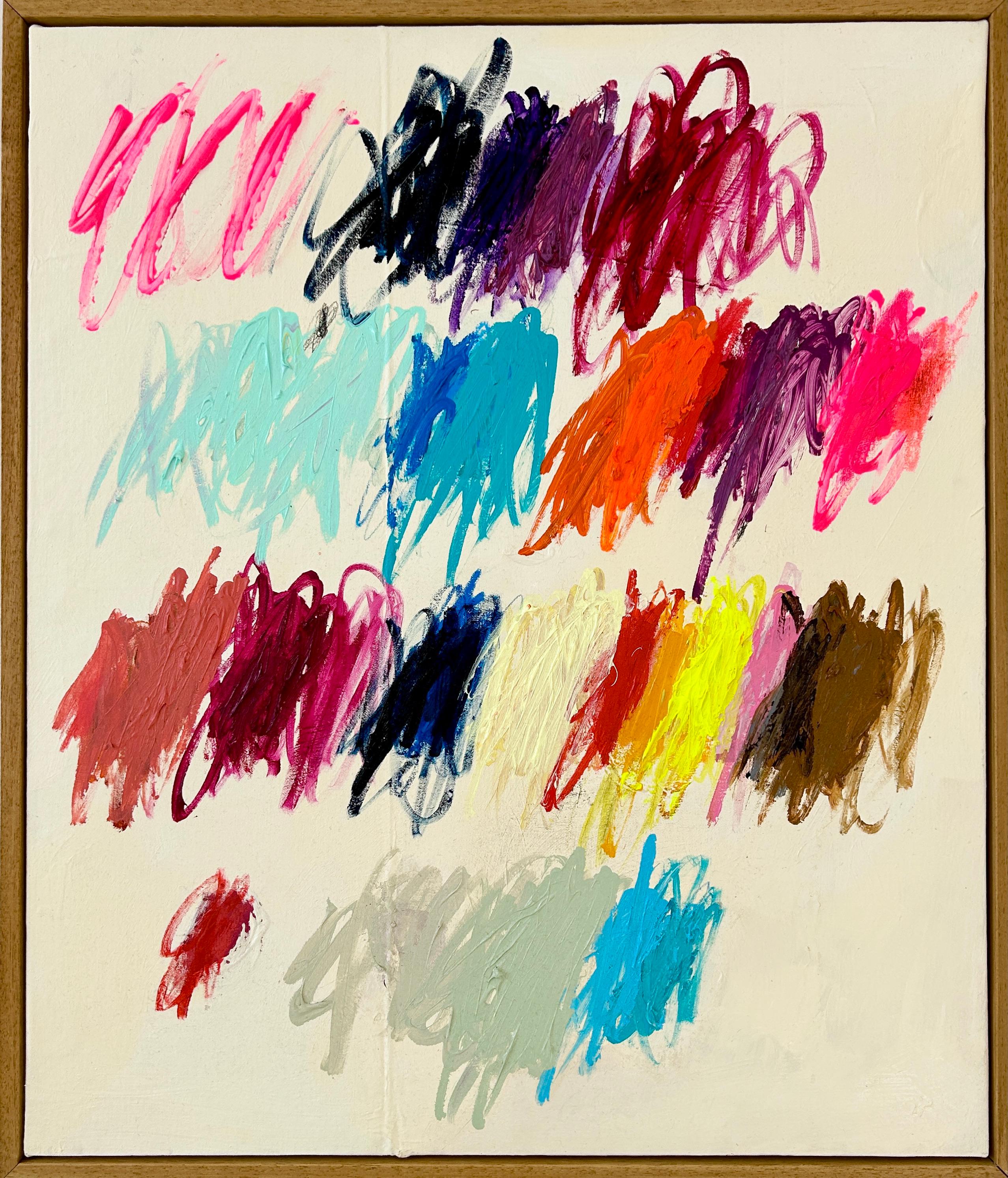 Contemporary New Abstrakt Gestisch Vivid Colors Künstlerin Christina Gschwantner NEW im Angebot 6