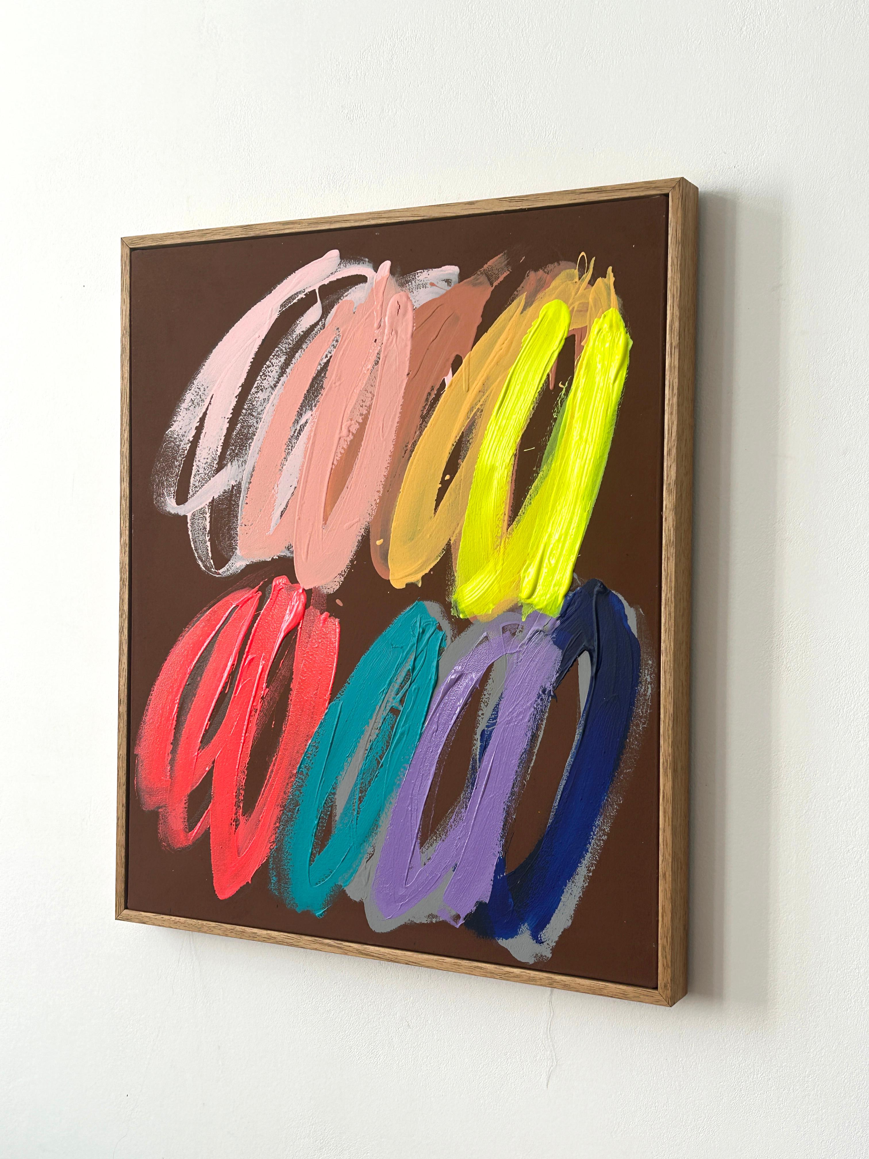 Contemporáneo Nuevo Abstracto Pastel Trazos Colores Artista Christina Gschwantner en venta 4