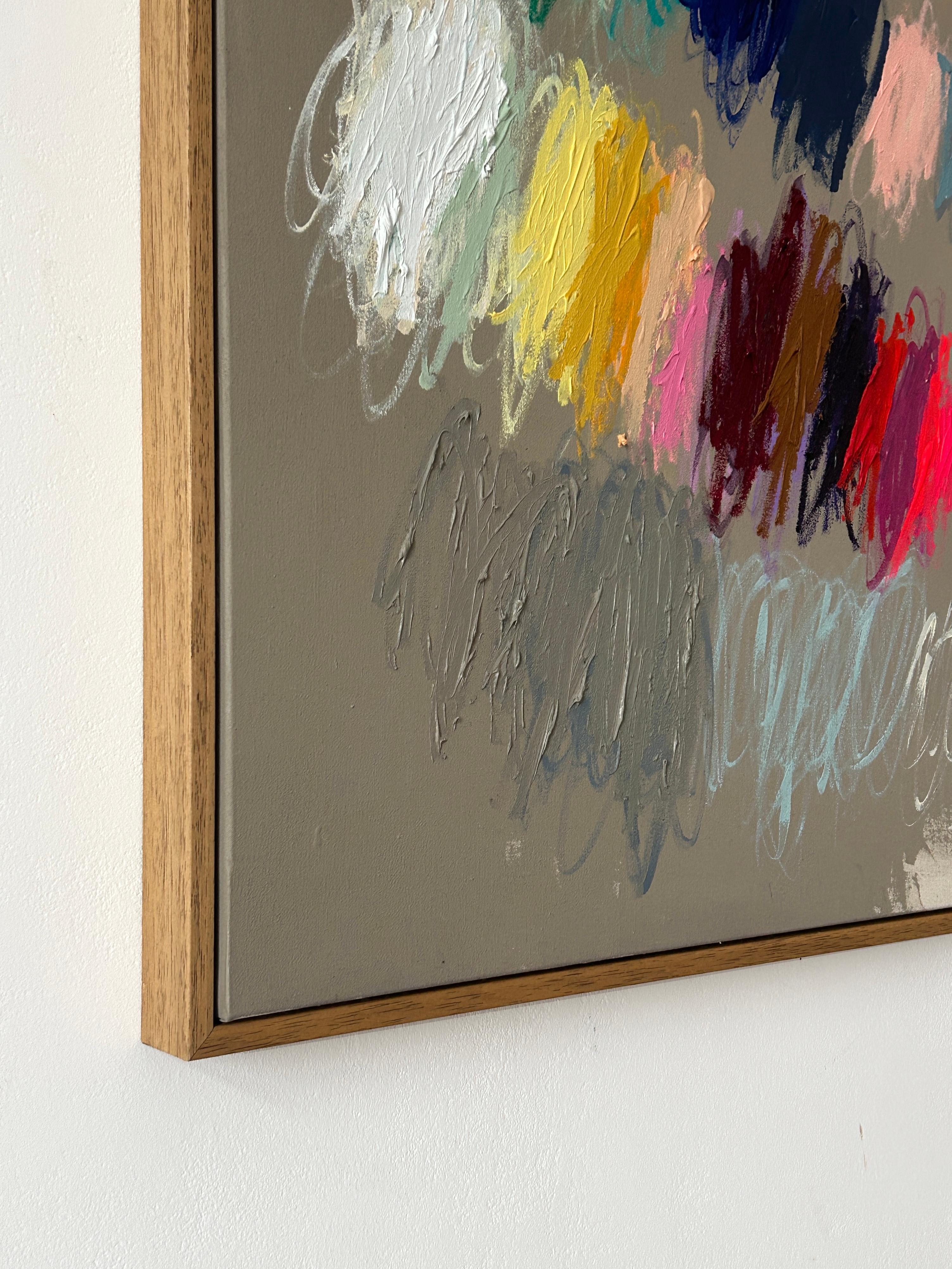 Contemporary New Abstract Strokes Colors Artista Christina Gschwantner in vendita 1