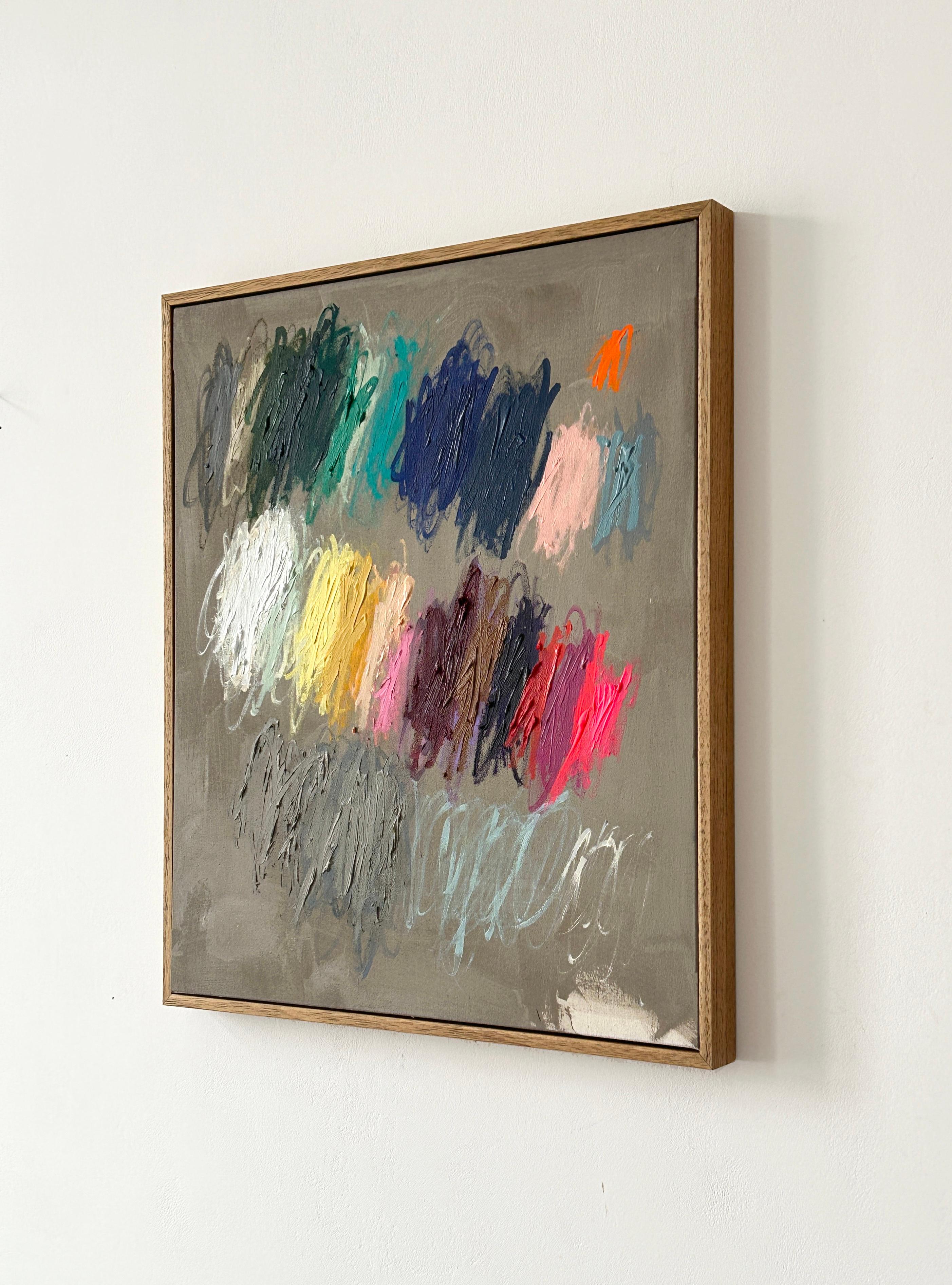 Contemporary New Abstract Strokes Colors Artista Christina Gschwantner in vendita 4