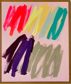 Contemporary New Pink Soft Abstract Gestural Colors Künstlerin Christina Gschwantner