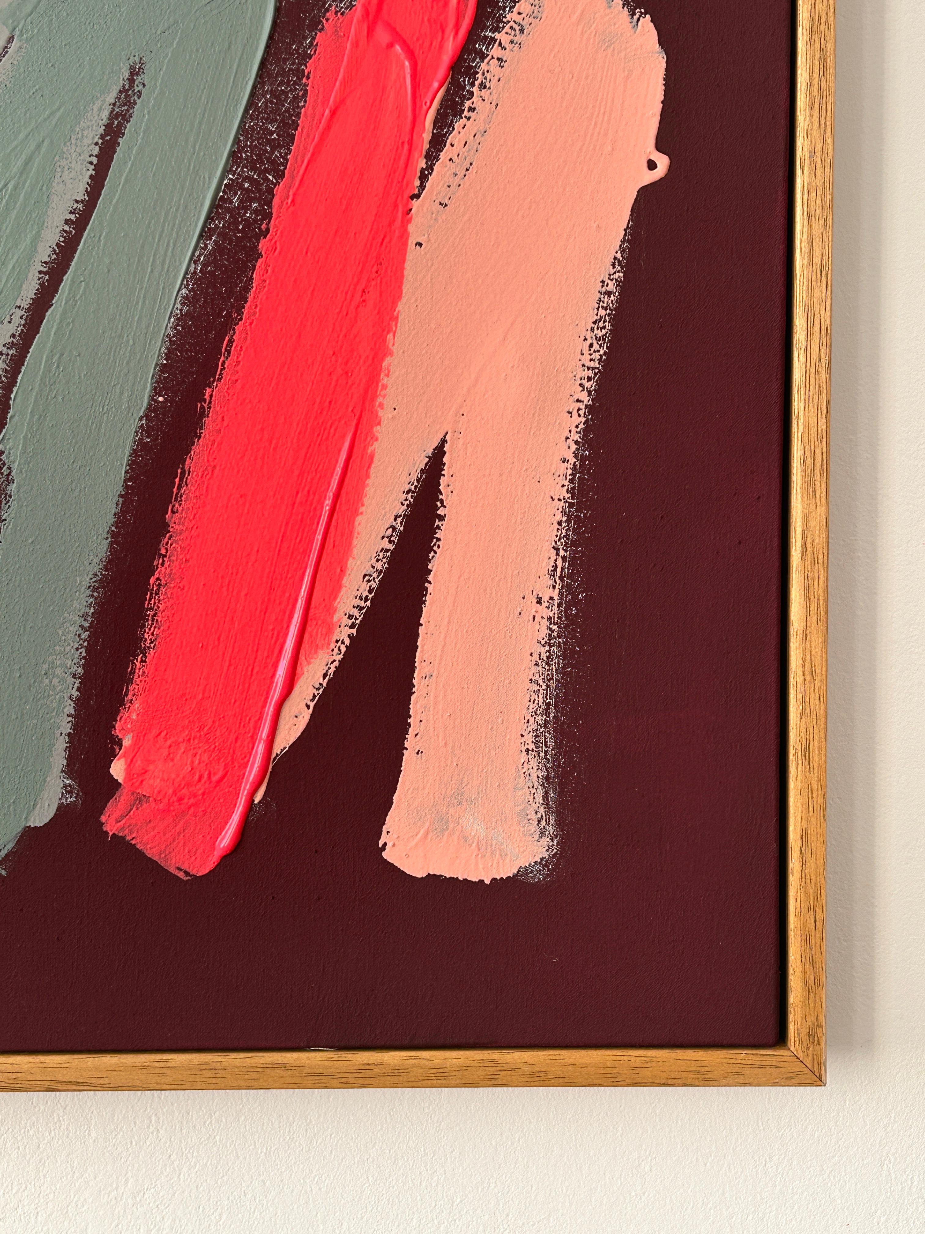 Contemporary Strokes Abstrakte Gestische Farben Künstlerin Christina Gschwantner im Angebot 2