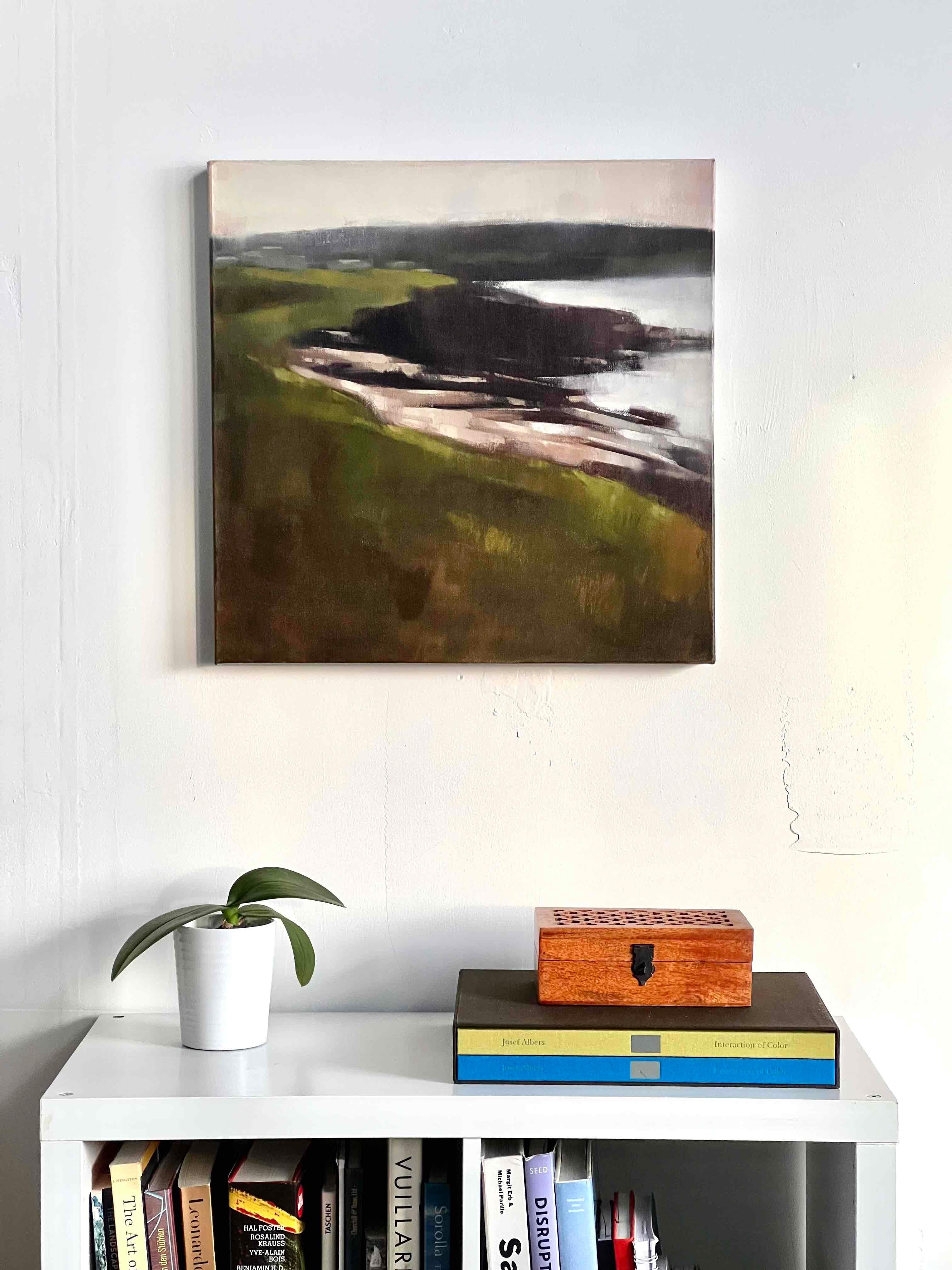 Pintura al óleo Paisaje costero Tarde en Pouch Cove 1