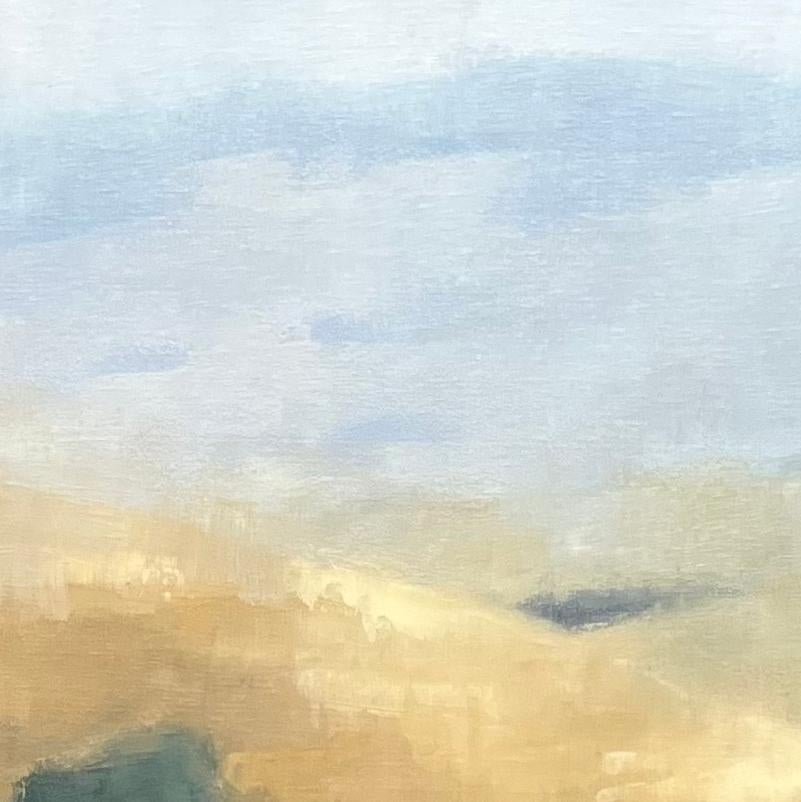 California landscape original oil painting Golden Valleys large-scale painting 1