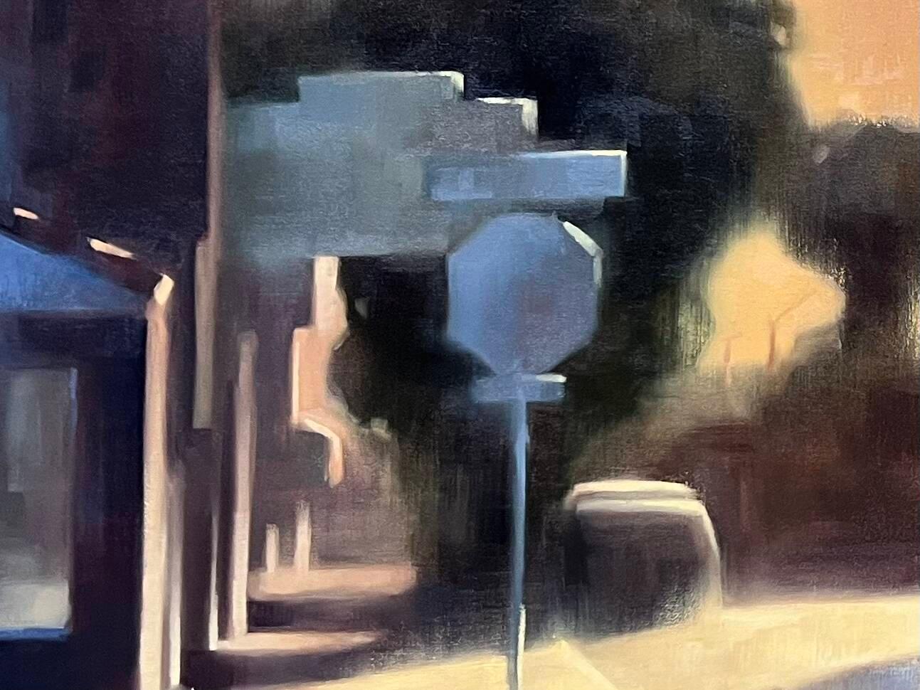 Large Contemporary Sunset San Francisco Cityscape, 48