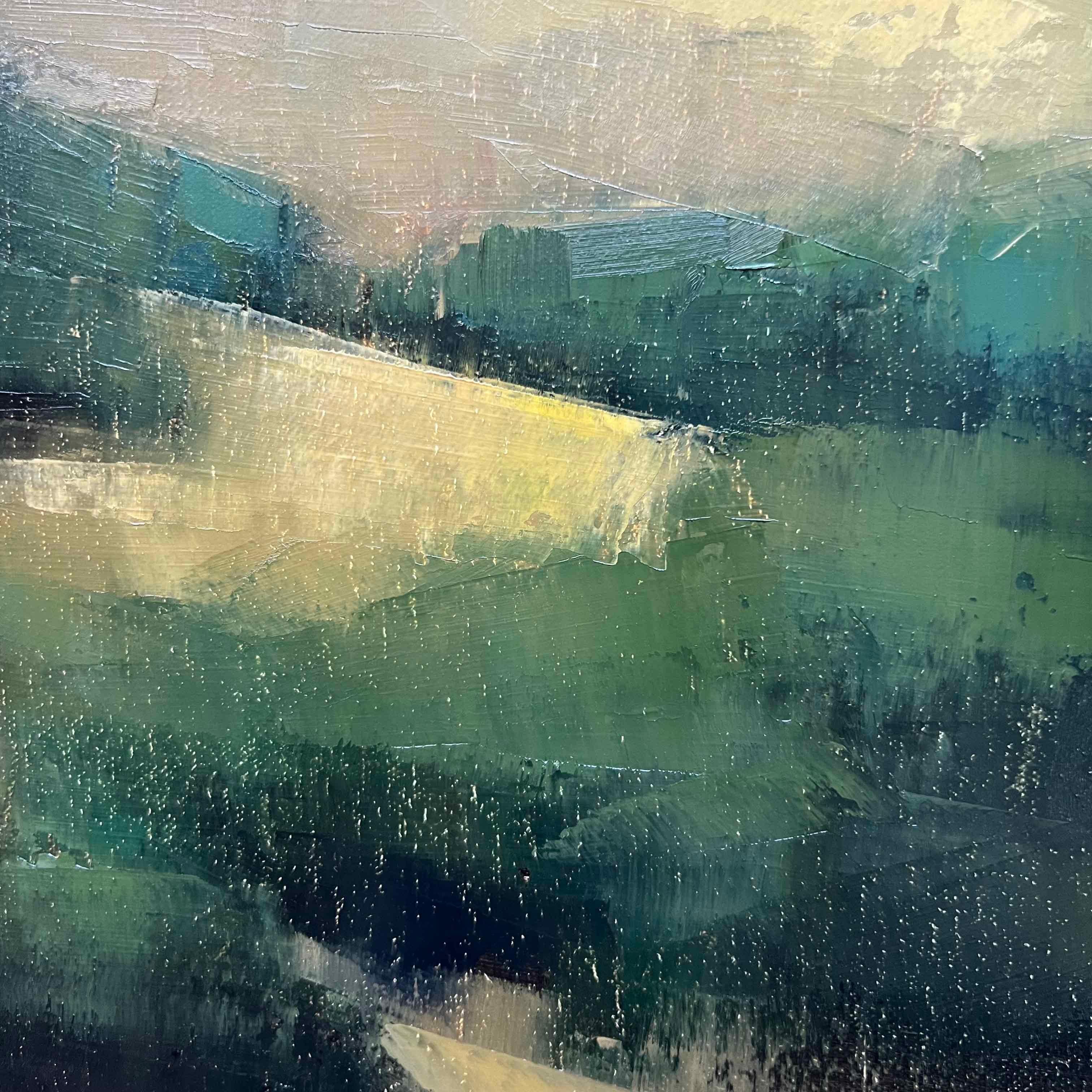 paisaje californiano pintura al óleo original zona de la bahía arte original 4