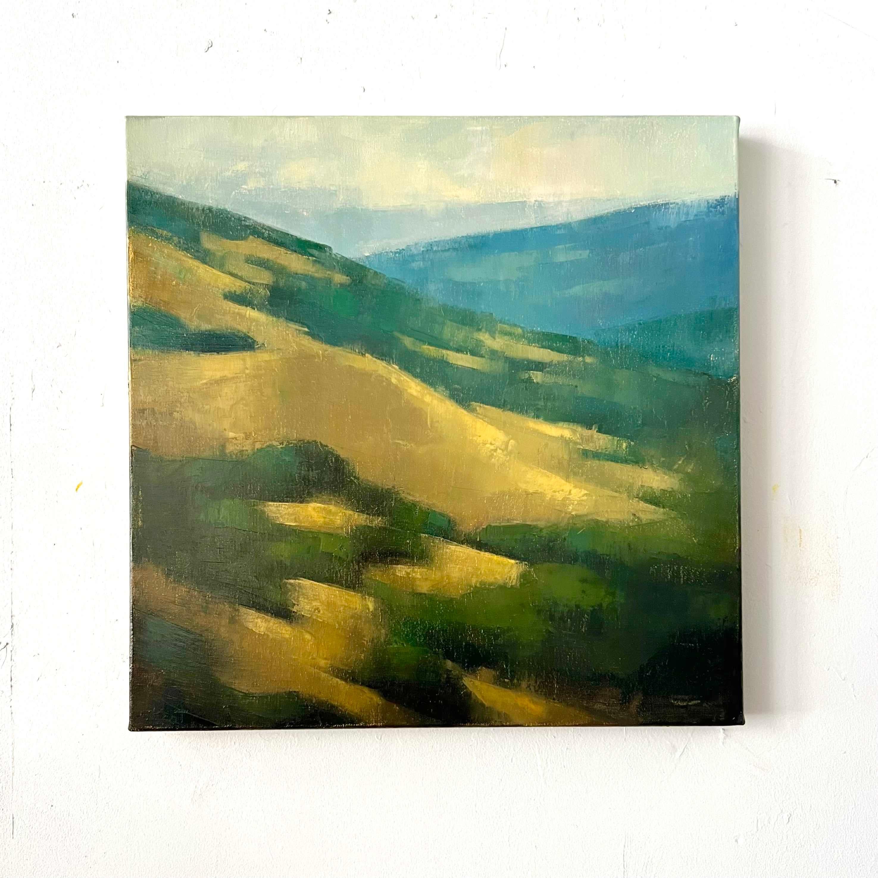 Landscape Painting de Christina Kent - paisaje californiano pintura al óleo original zona de la bahía arte original