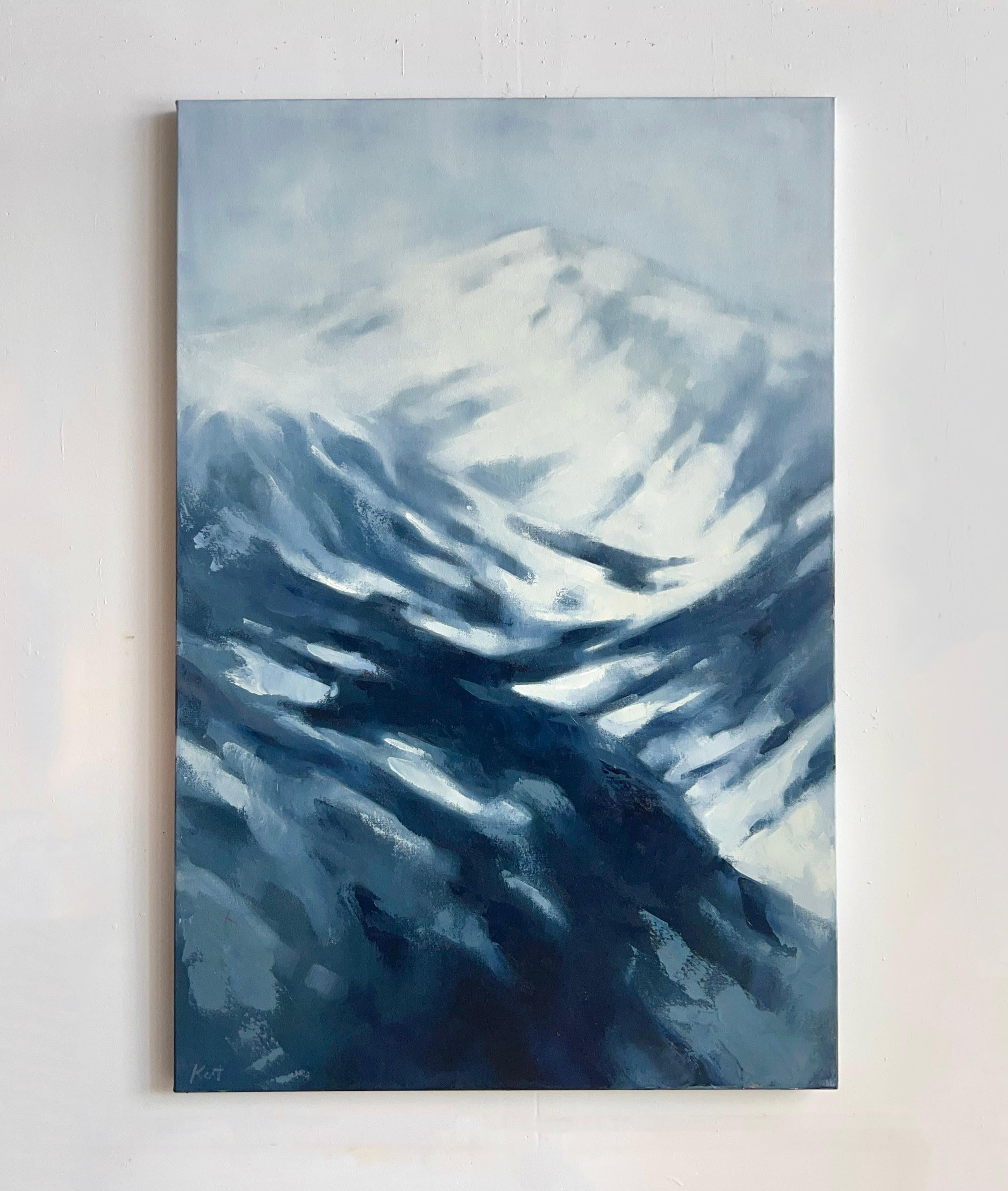Colorado Winterlandschaft Original Ölgemälde großformatig (Realismus), Painting, von Christina Kent