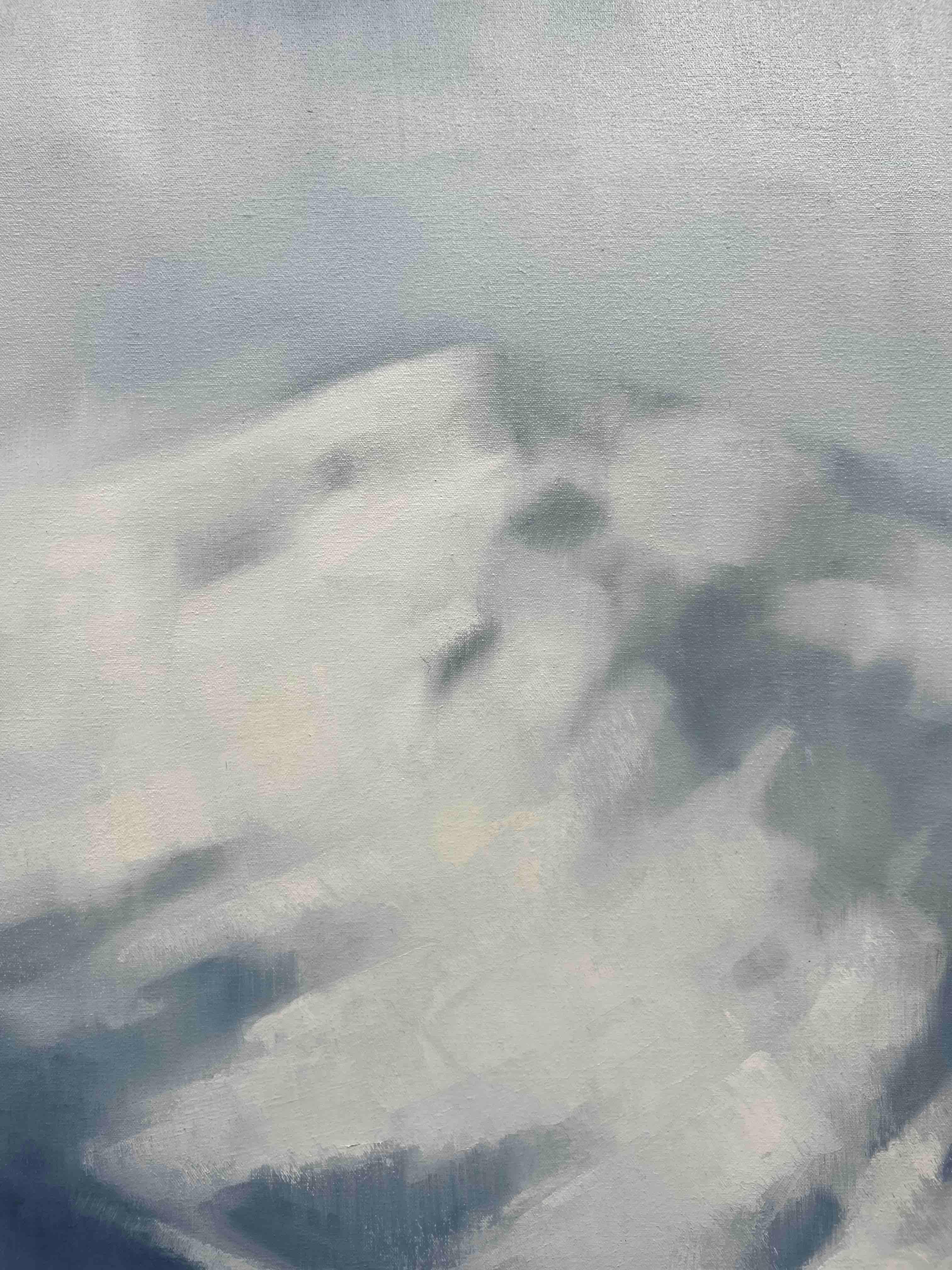 Colorado Winterlandschaft Original Ölgemälde großformatig im Angebot 3