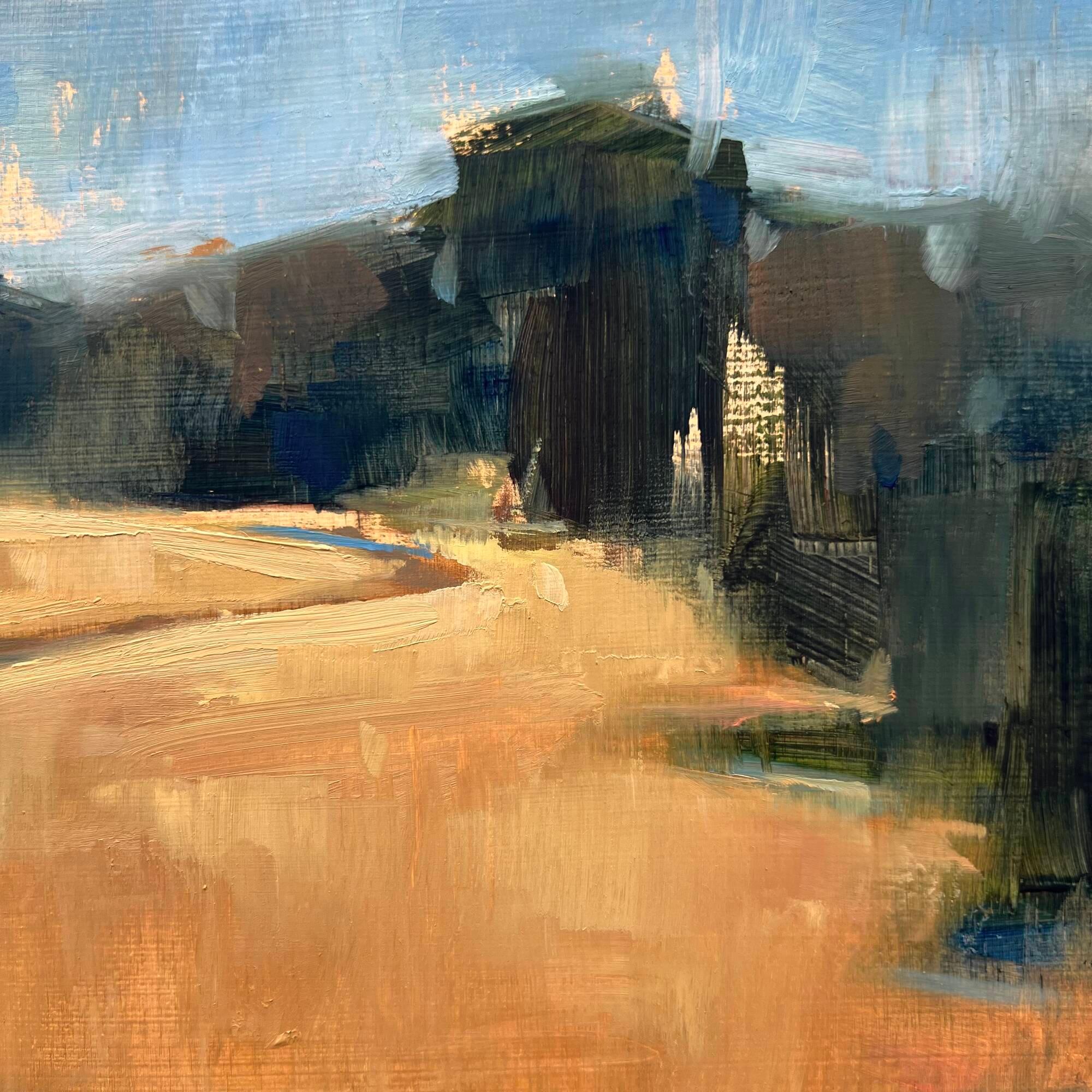 Paysage de Californie du Nord peinture à l'huile originale nature contemporaine en vente 3